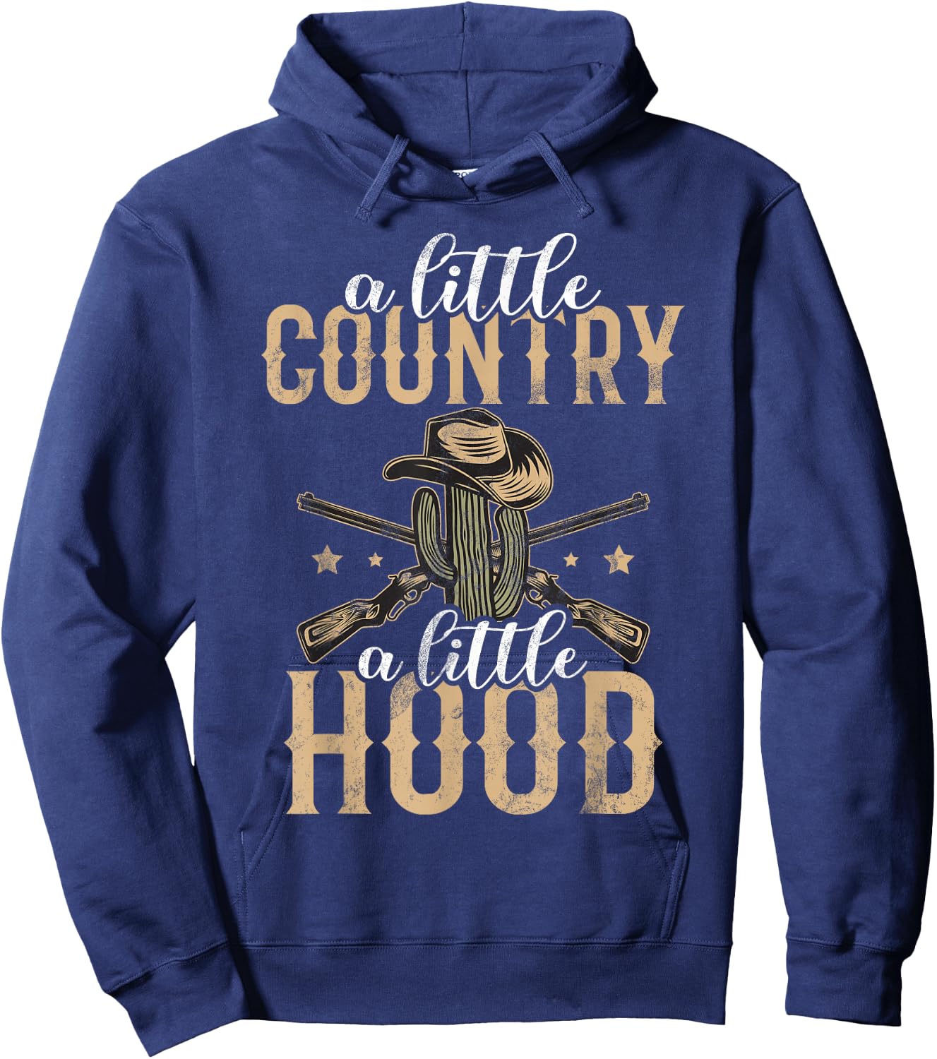 A Little Country a little Hood Country Girl Hoodie - Hoodie | Navy