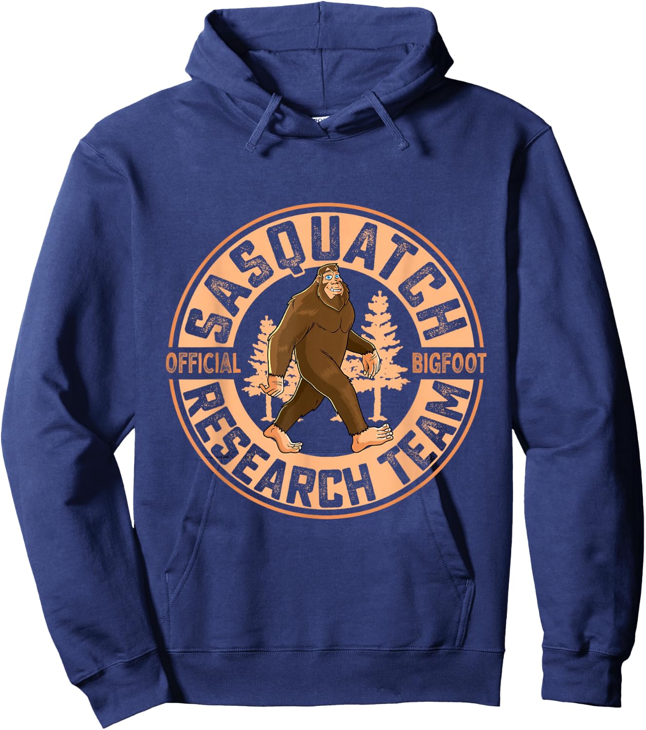 Sasquatch Official Bigfoot Research Team Men Women Kids Hoodie - Hoodie | Navy