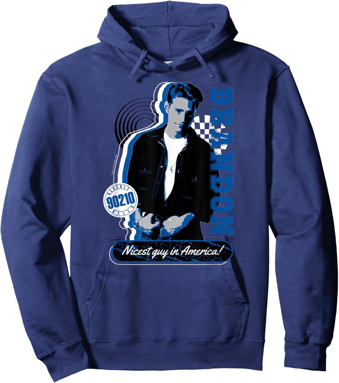 Beverly Hills 90210 - Brandon Nicest Guy In America Hoodie - Hoodie | Navy