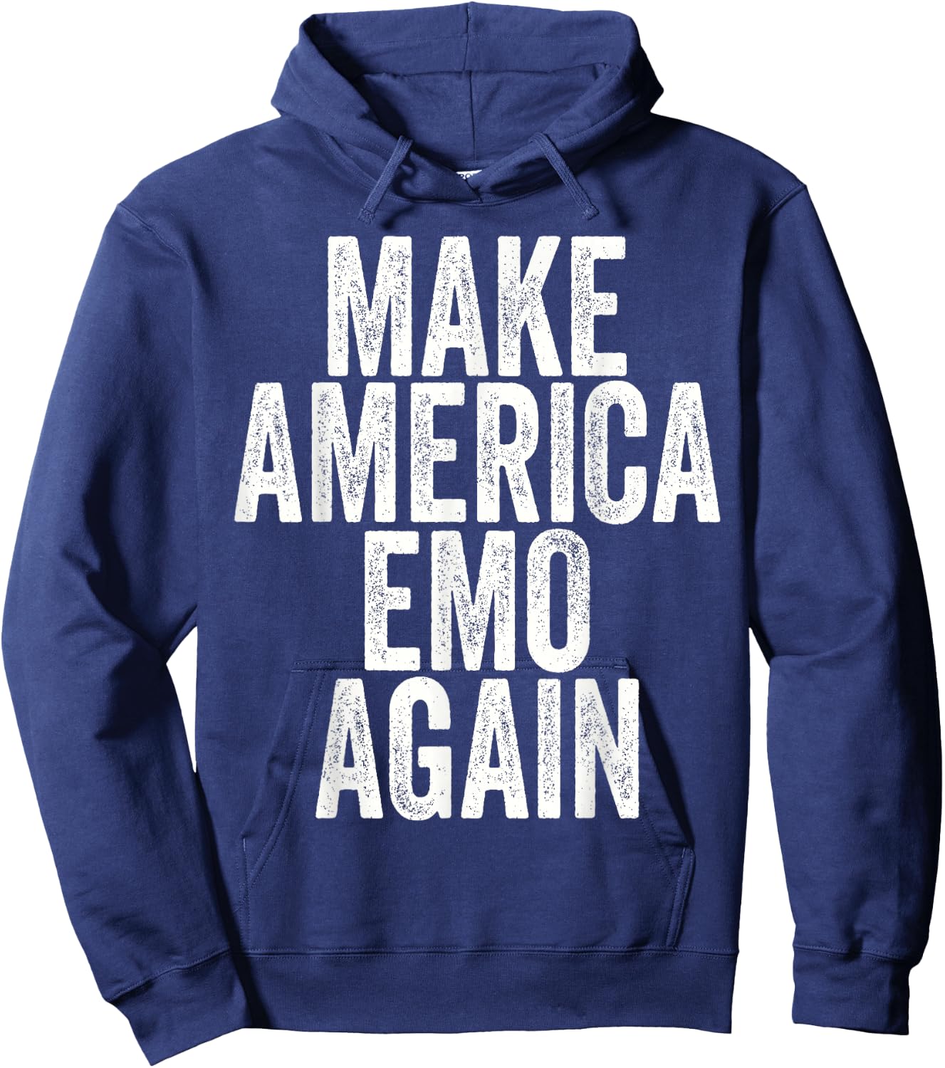 Make America Emo Again Hoodie - Hoodie | Navy