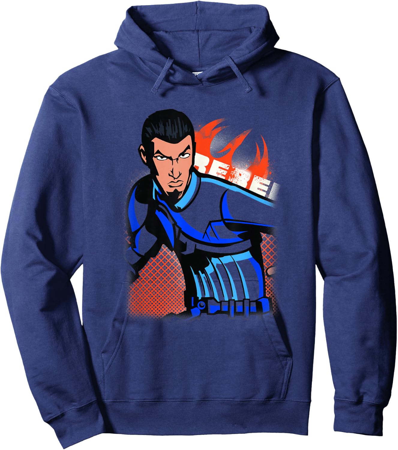 Star Wars Rebels Kanan Jarrus Spotlight Rebel Portrait Hoodie - Hoodie | Navy