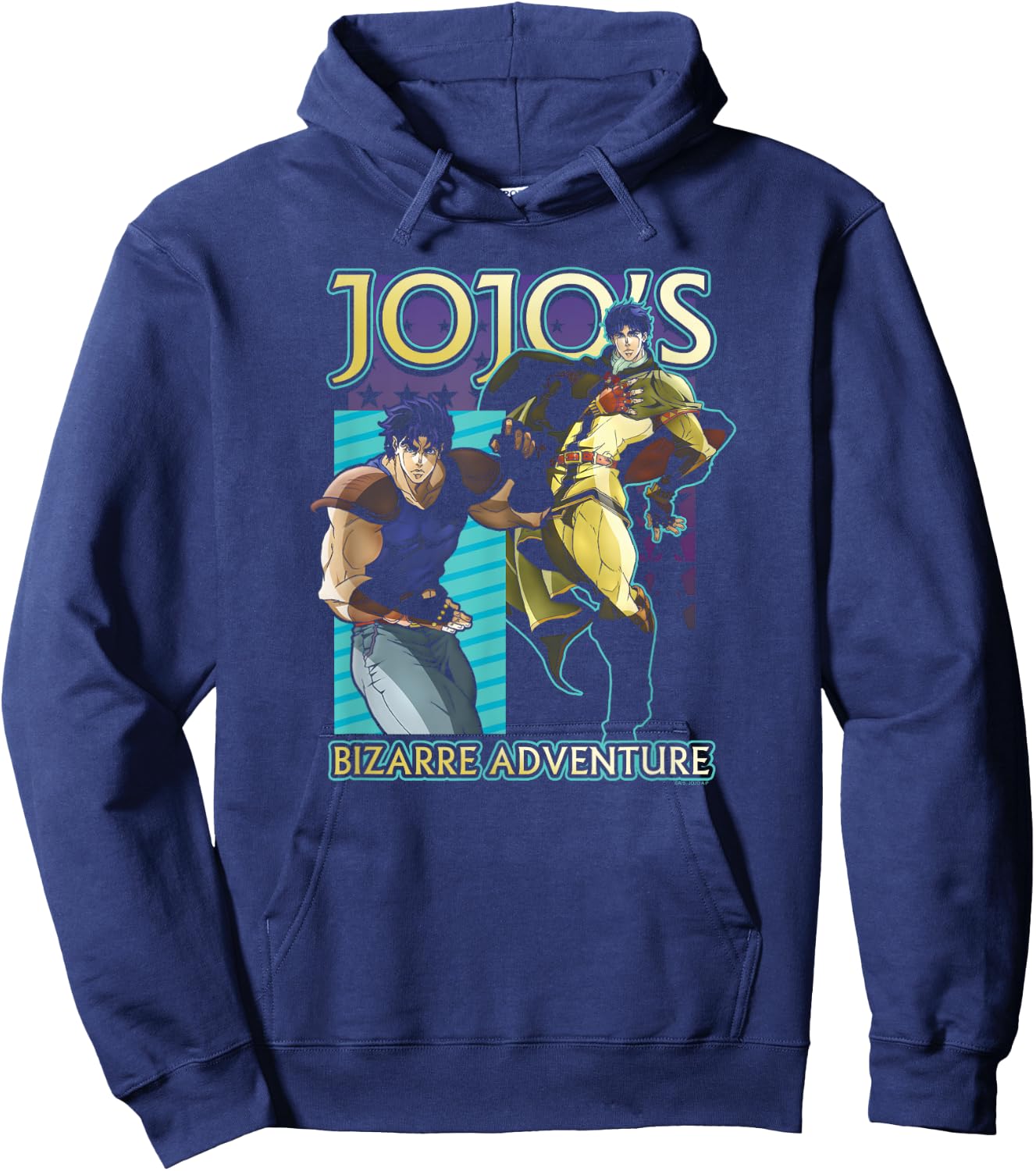 JoJo's Bizarre Adventure Phantom Blood Jonathan Joestar Pose Hoodie - Hoodie | Navy