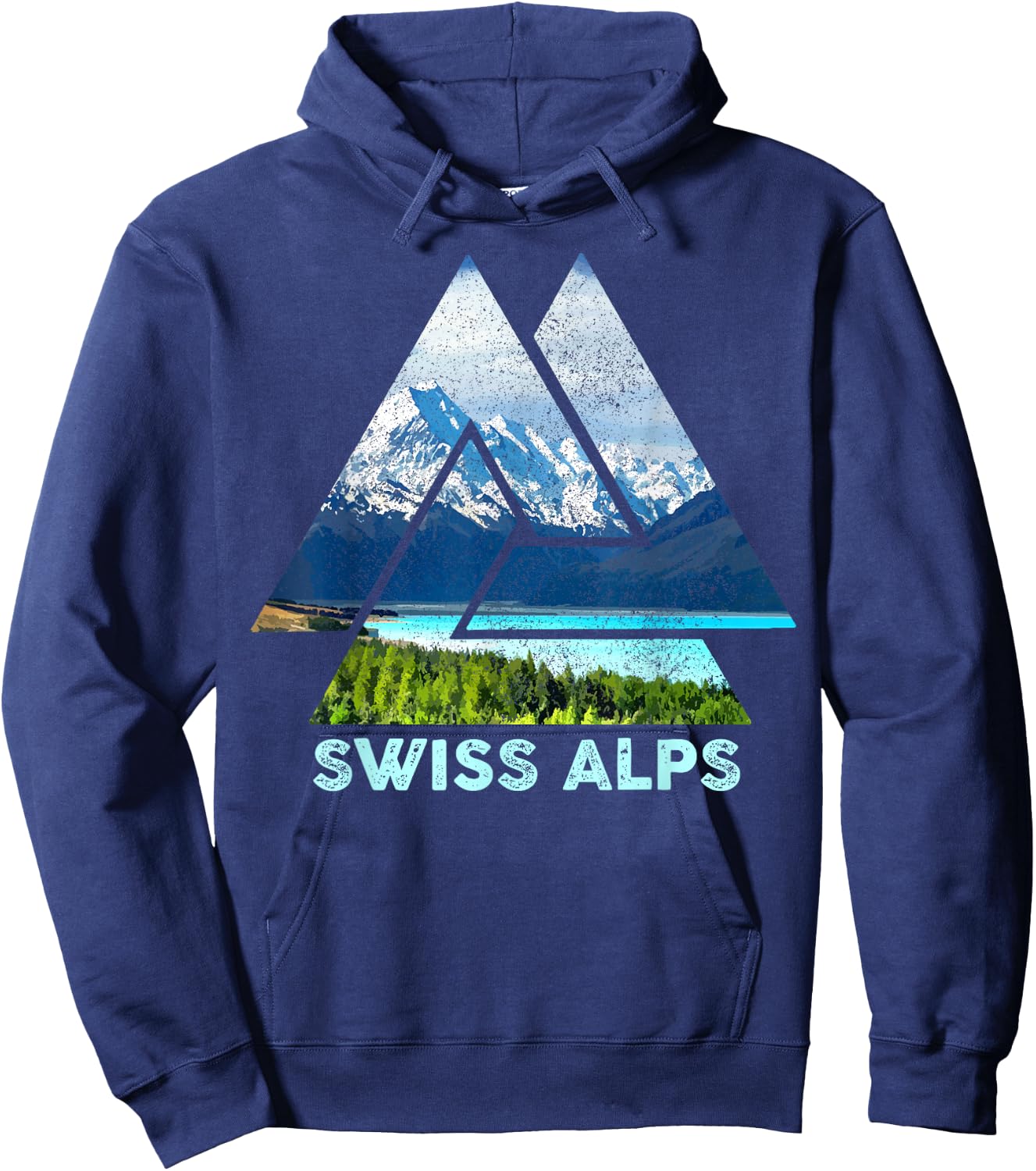 Switzerland Switzerland Nature Alps Mountains Hoodie - Hoodie | Navy