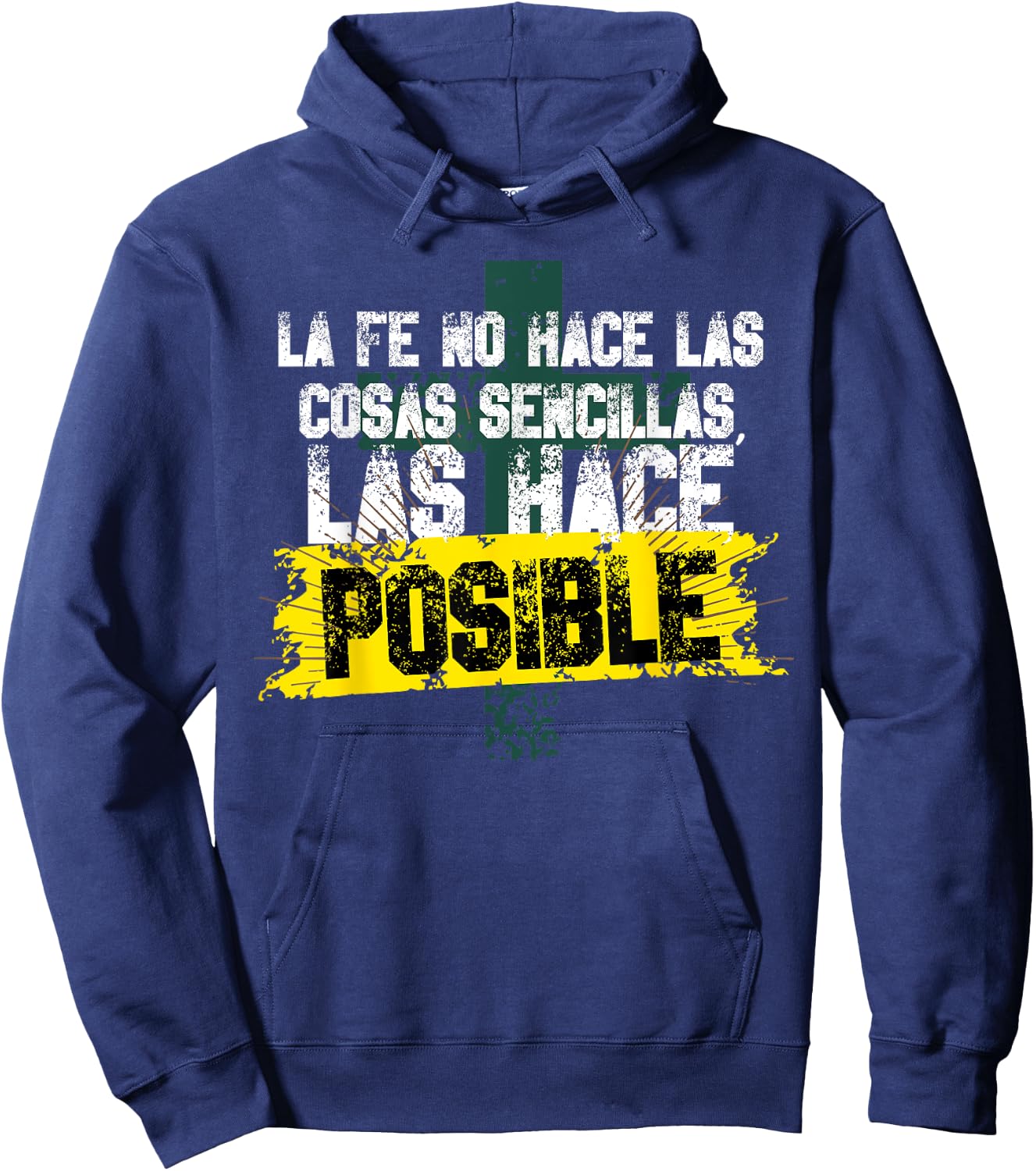Regalo Cristiano En Espanol Spanish Christian Hoodie - Hoodie | Navy