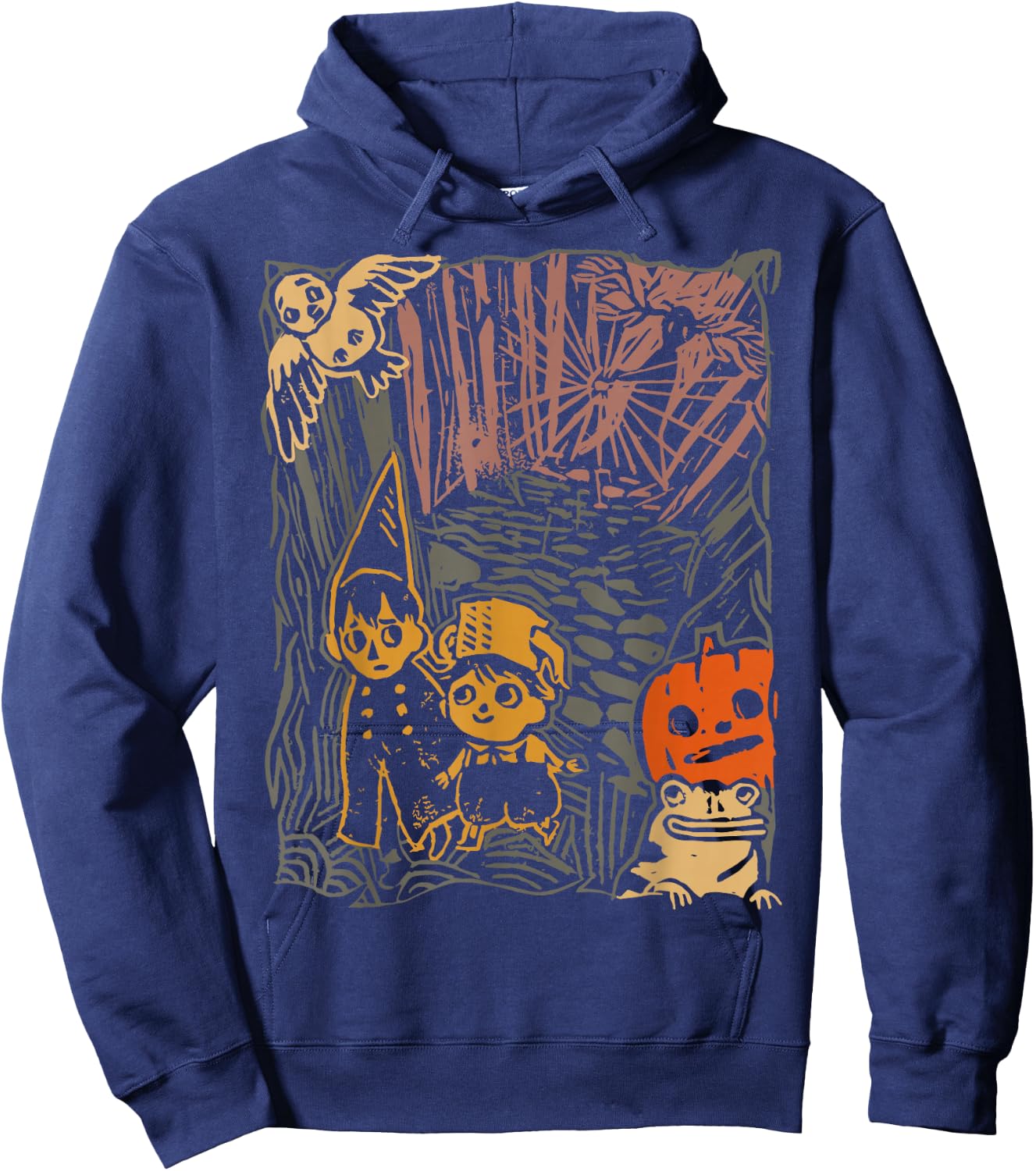 Spooky Pottsfield Harvest Festival Pumpkin Vibes Halloween Hoodie - Hoodie | Navy