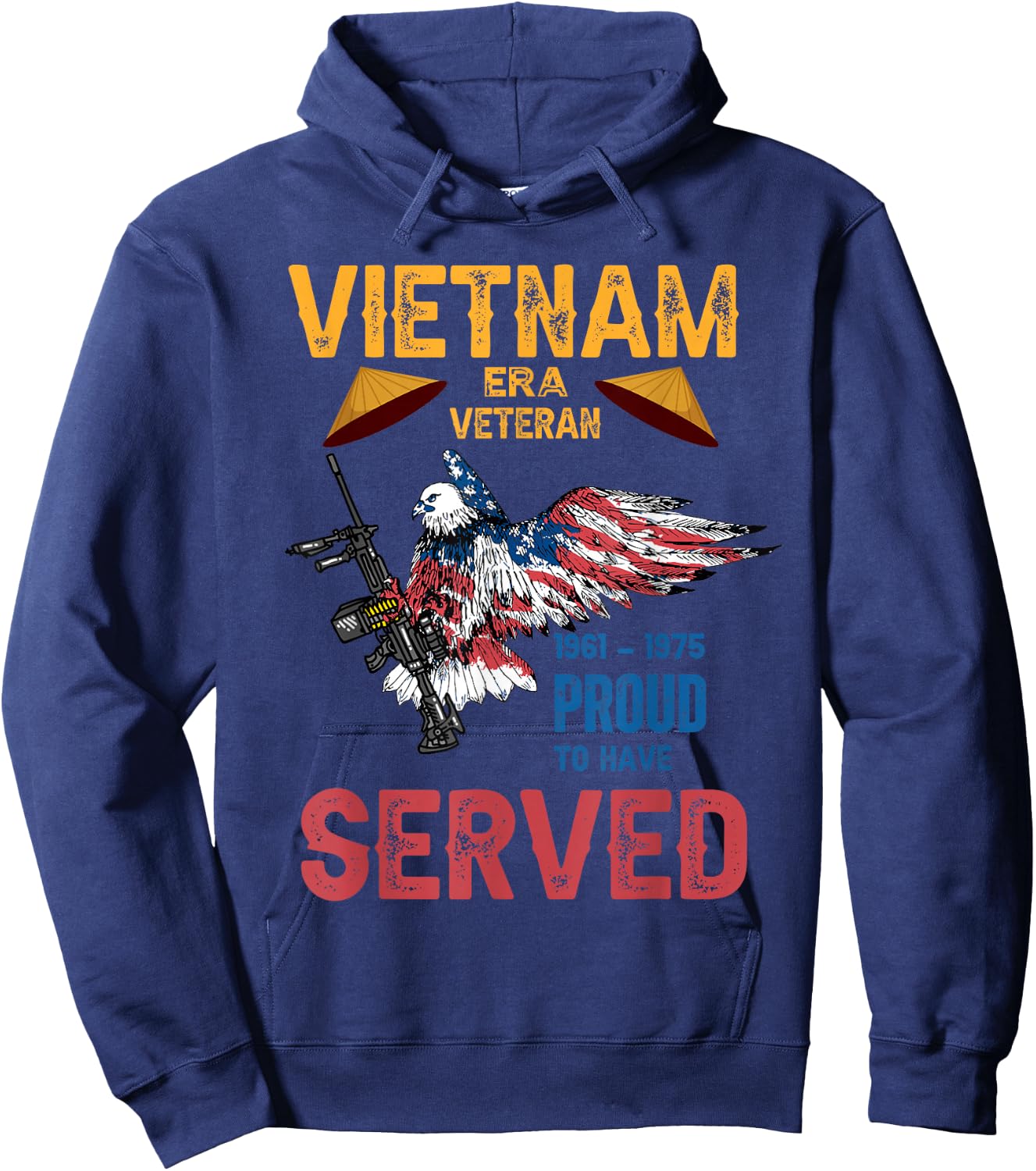 Vietnam Era Veteran Proud to Have Served Hoodie - Hoodie | Navy