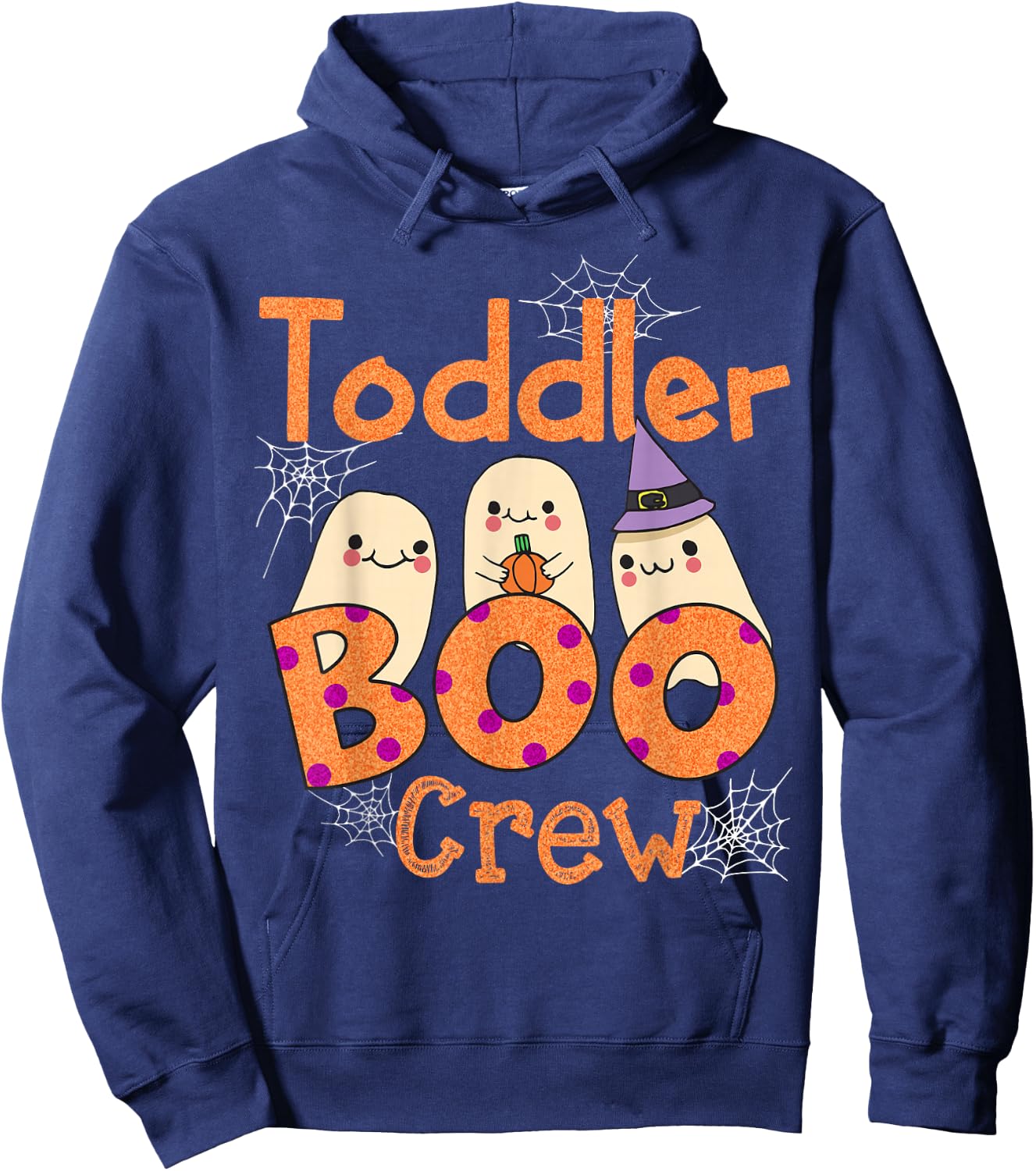 Toddler Daycare Boo Crew Cute Halloween Costume Ghost School Hoodie - Hoodie | Navy