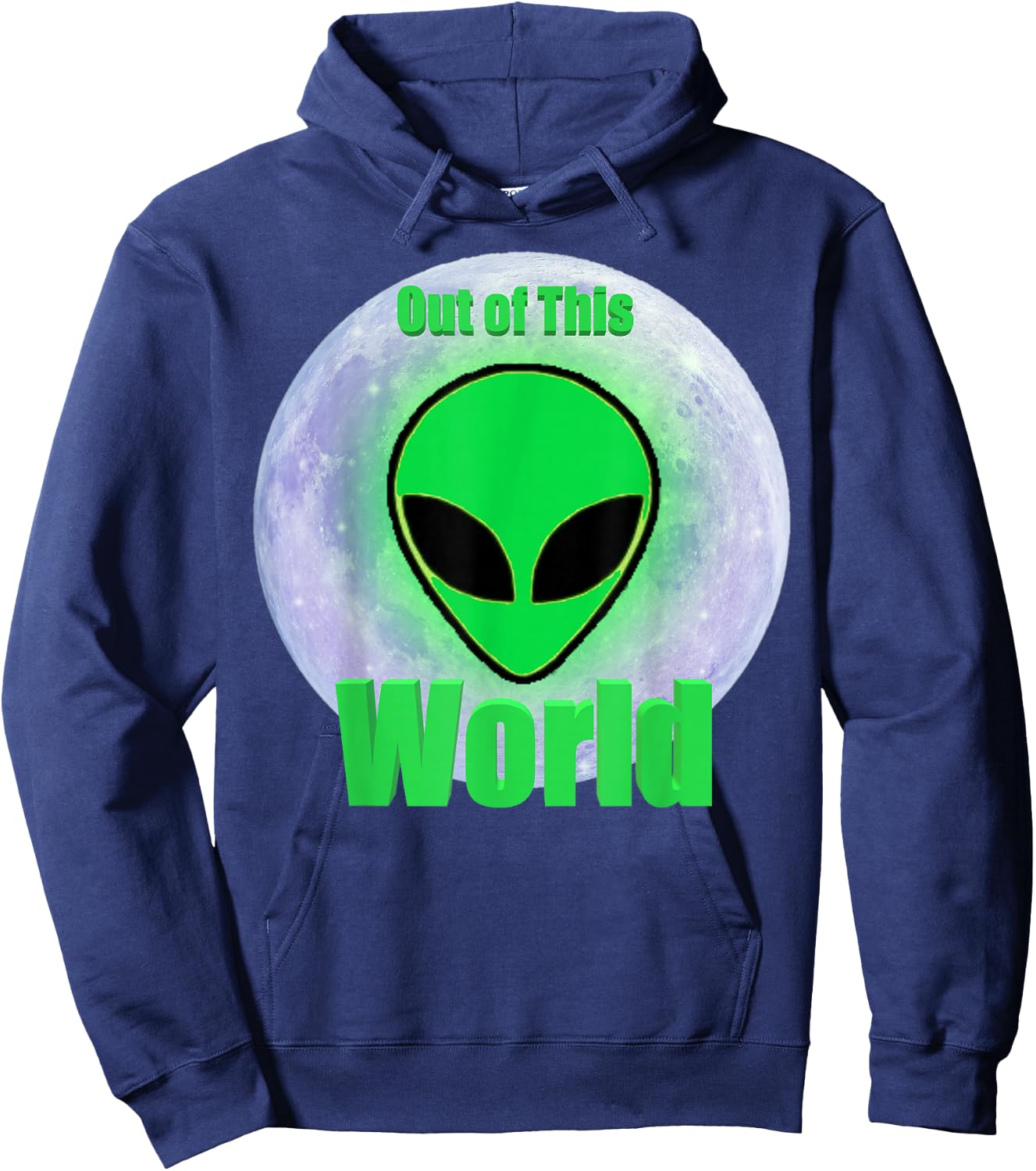 This Alien is out of this World Hoodie - Hoodie | Navy