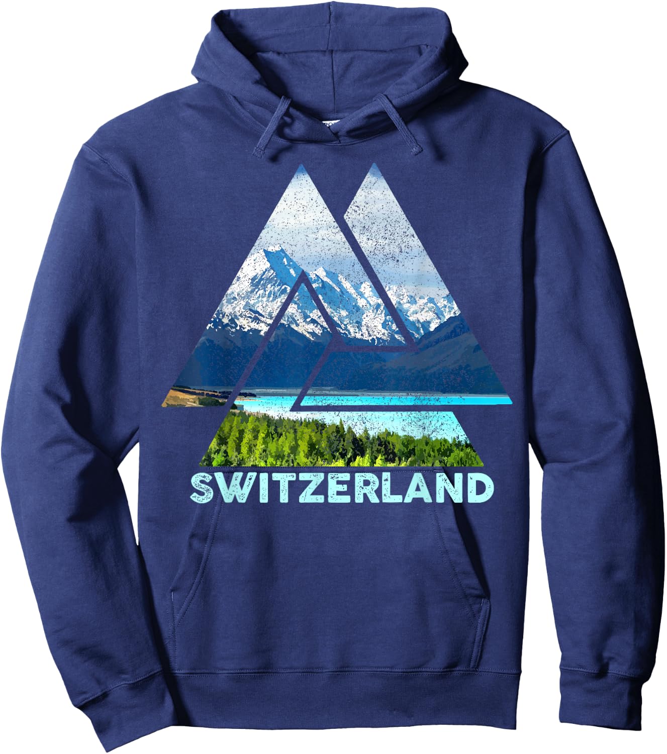 Switzerland Switzerland Nature Alps Mountains Hoodie - Hoodie | Navy