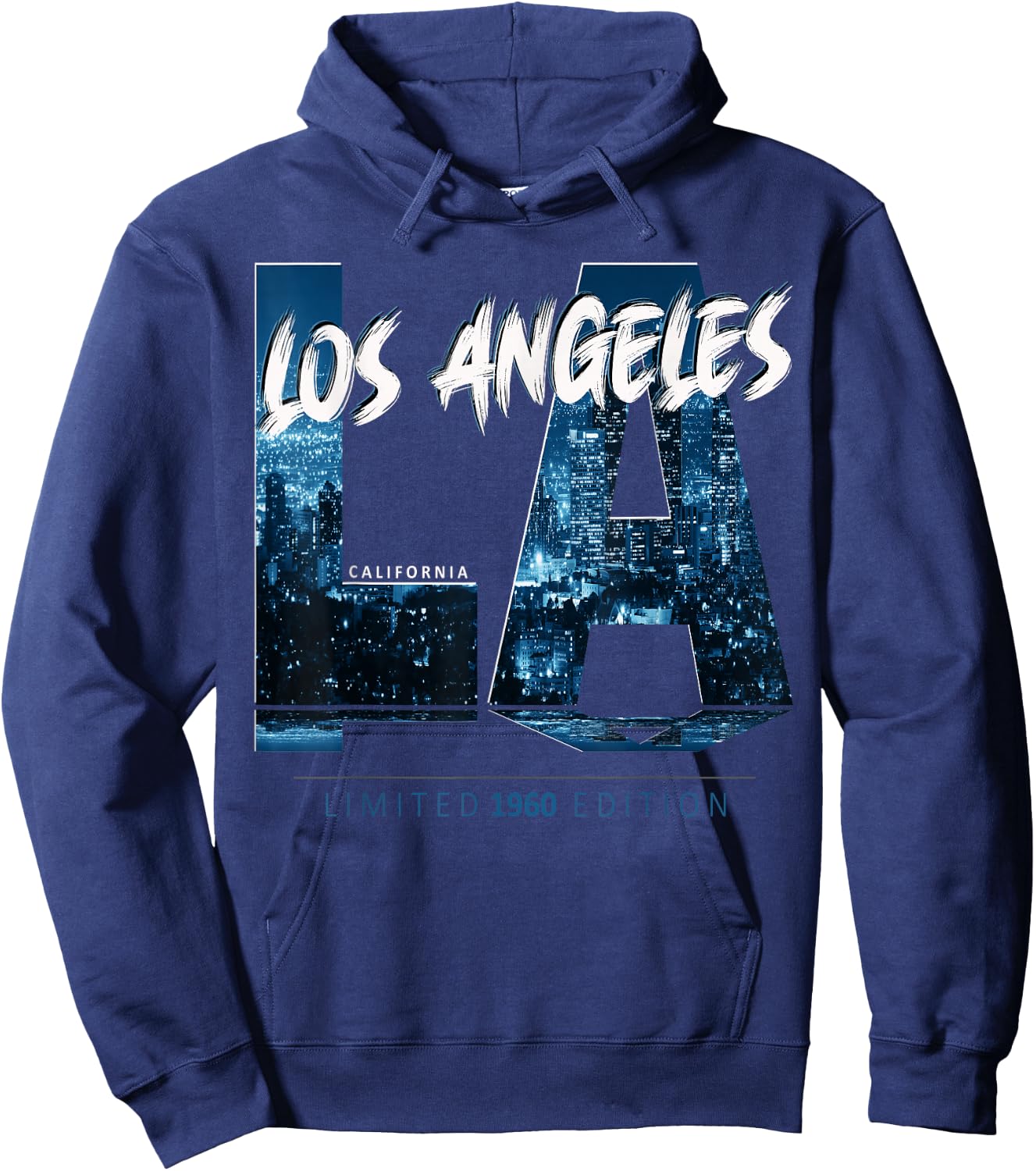 Los Angeles California Limited 1960 Edition Hoodie - Hoodie | Navy