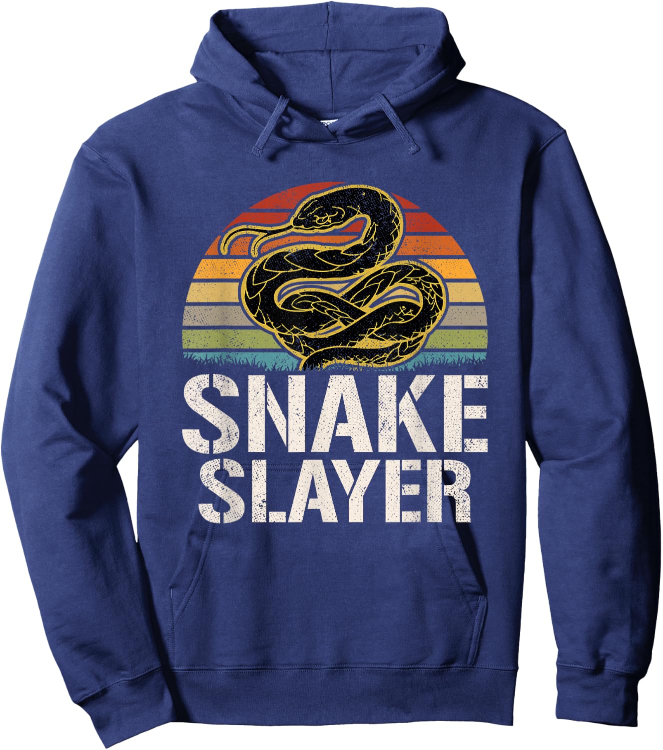 Snake Slayer Snake Hunter Hoodie - Hoodie | Navy