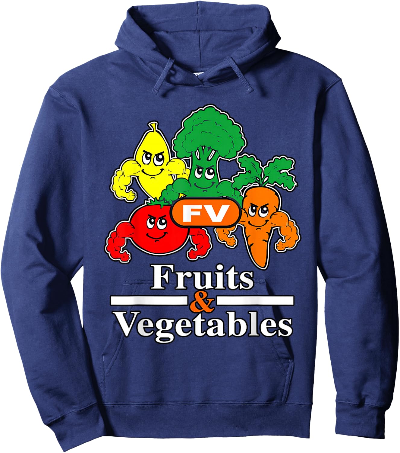 Fruits & Vegetables - Laranja Hoodie - Hoodie | Navy