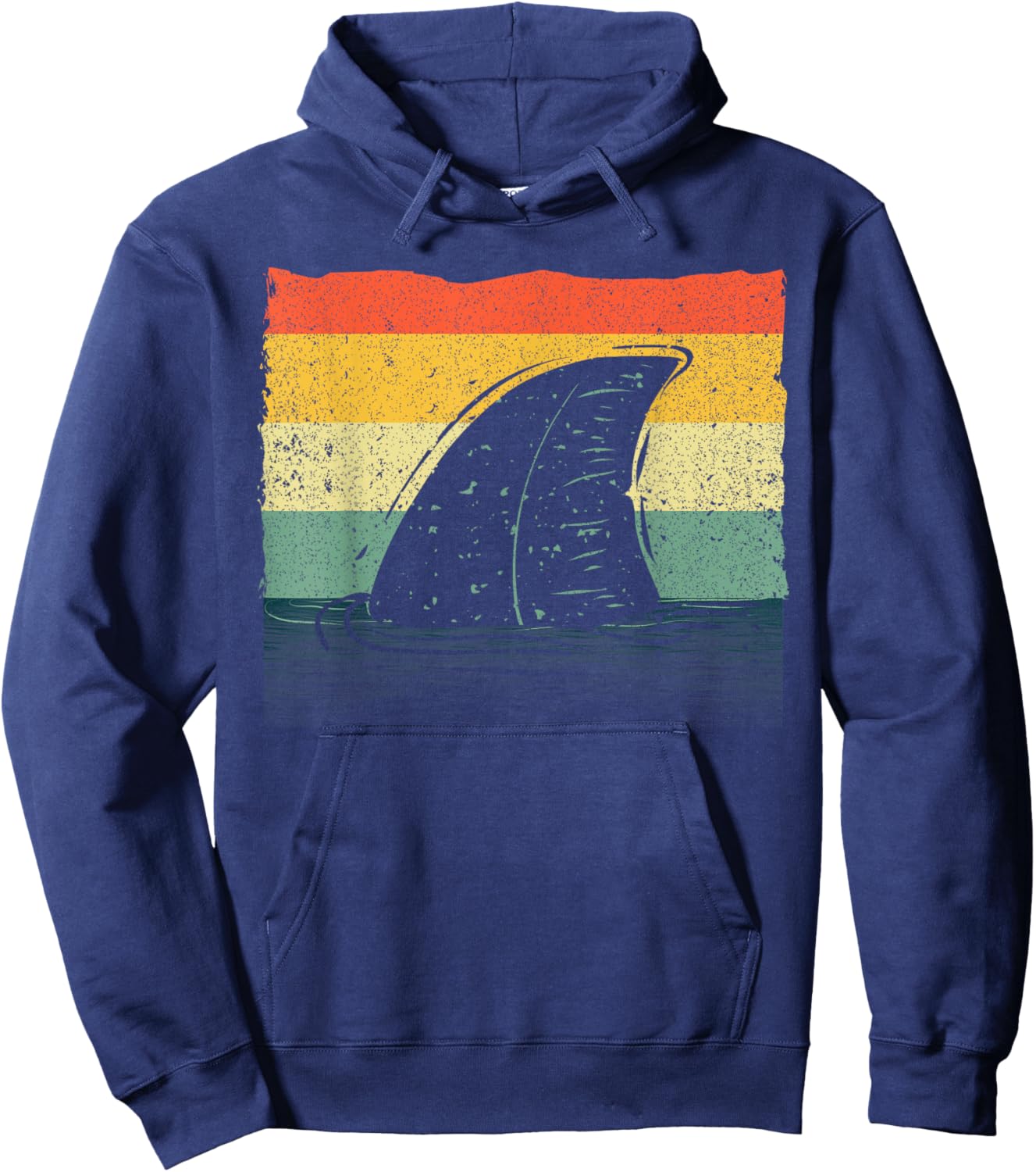 Cool Shark Fin Women Shark Ocean Sharks Summer Hoodie - Hoodie | Navy