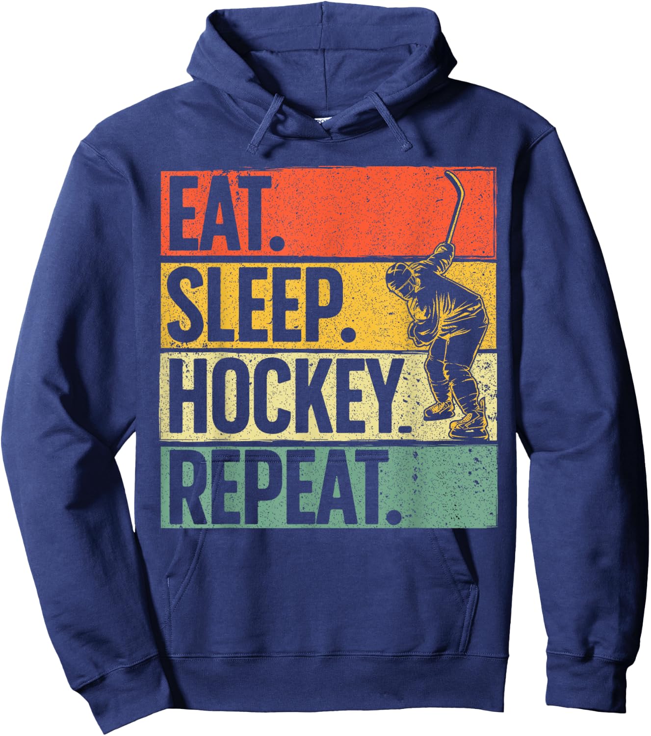 Cute Ice Hockey Women Hockey Lover Goalie Sports Hoodie - Hoodie | Navy
