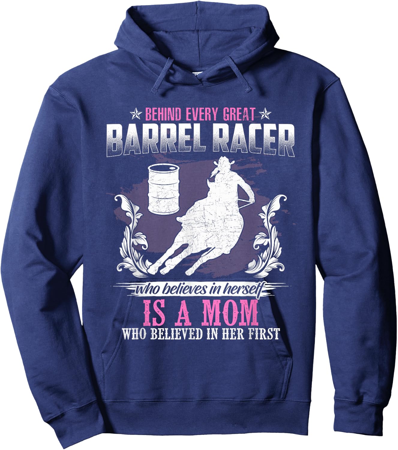 Barrel Racing Shirt Women Girls Horse Barrel Racing Hoodie - Hoodie | Navy