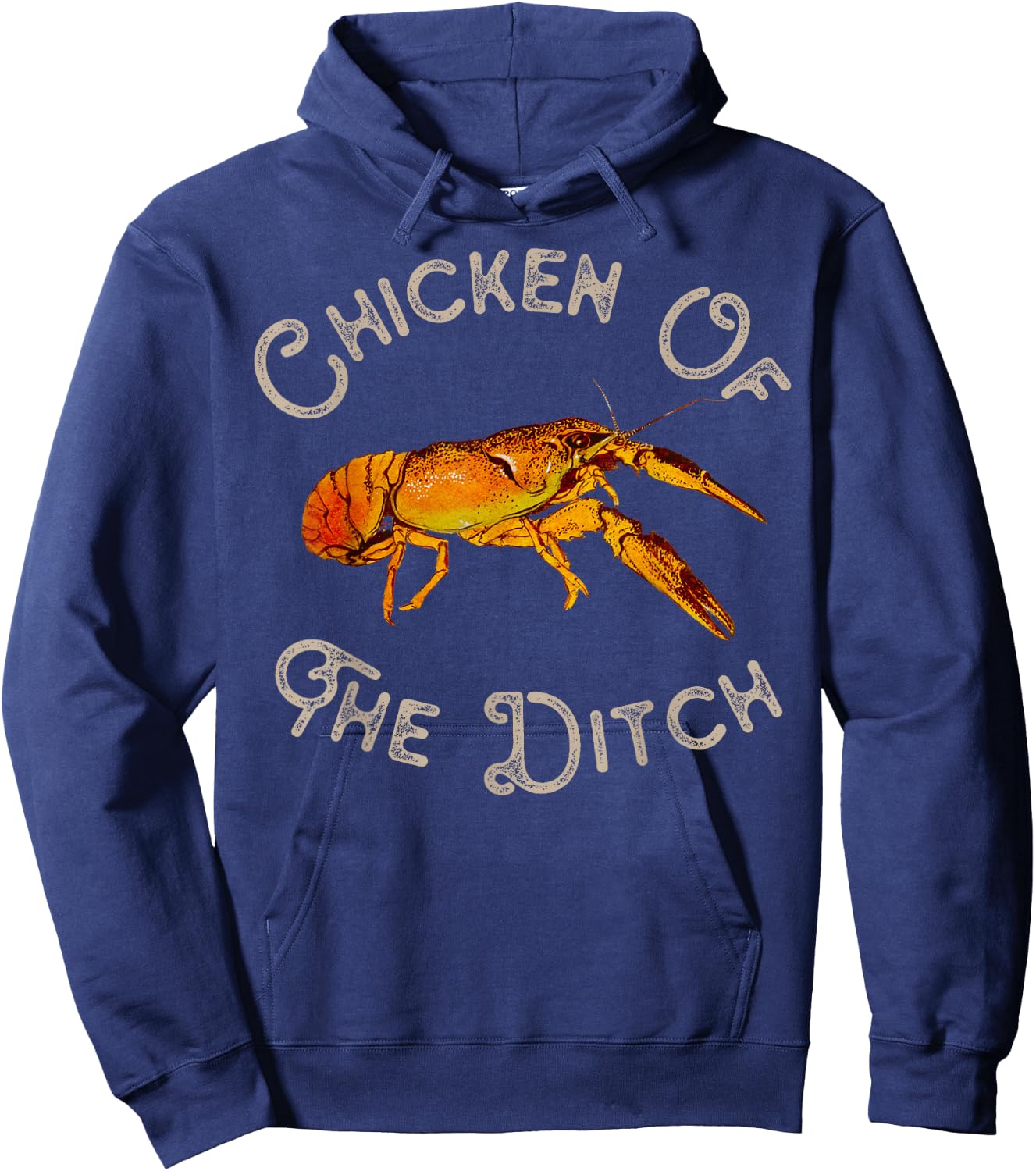 Louisiana State New Orleans Mardi Gras Chicken of the ditch Hoodie - Hoodie | Navy