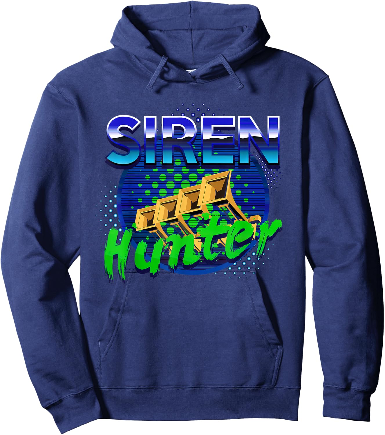 Siren Hunter Tornado Hunter Emergency Weather Storm Hunting Hoodie - Hoodie | Navy