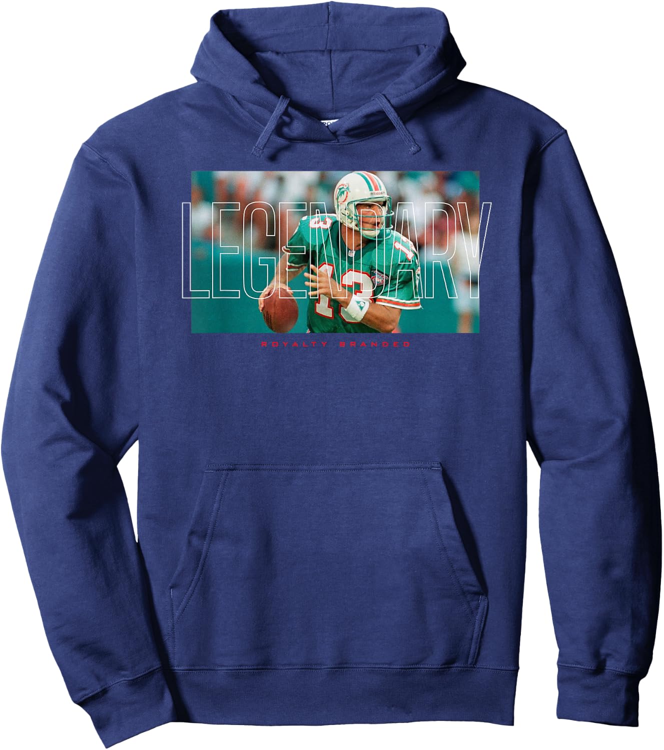 Royalty Branded Men's Legendary Marino Custom Sports , Black, Small Hoodie - Hoodie | Navy