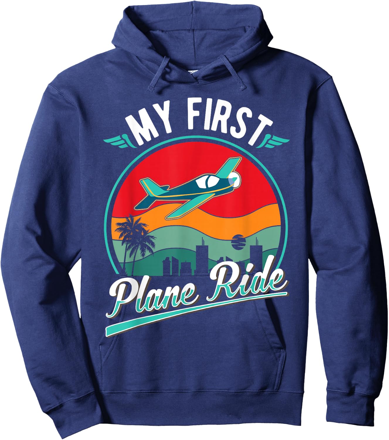 My First Plane Ride Hoodie - Hoodie | Navy
