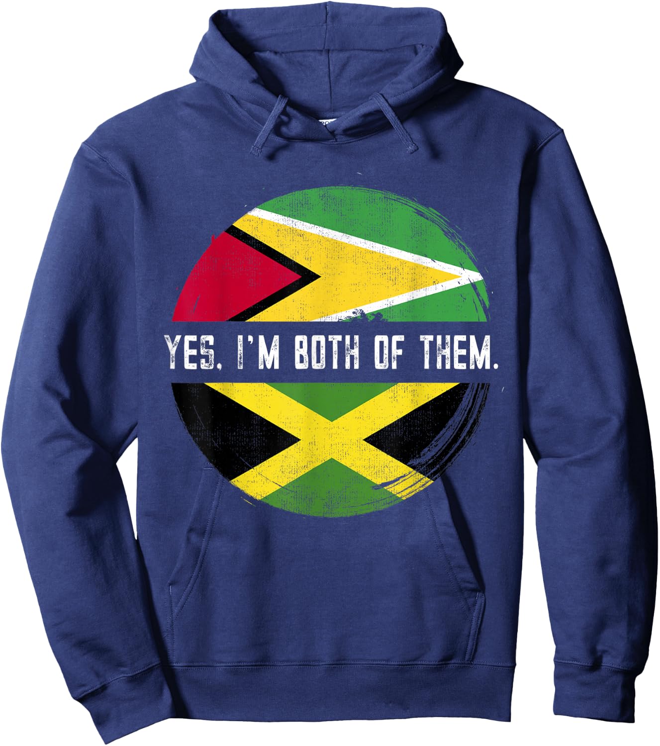 Jamaica Guyana Flag Guyanese Guyana Hoodie - Hoodie | Navy