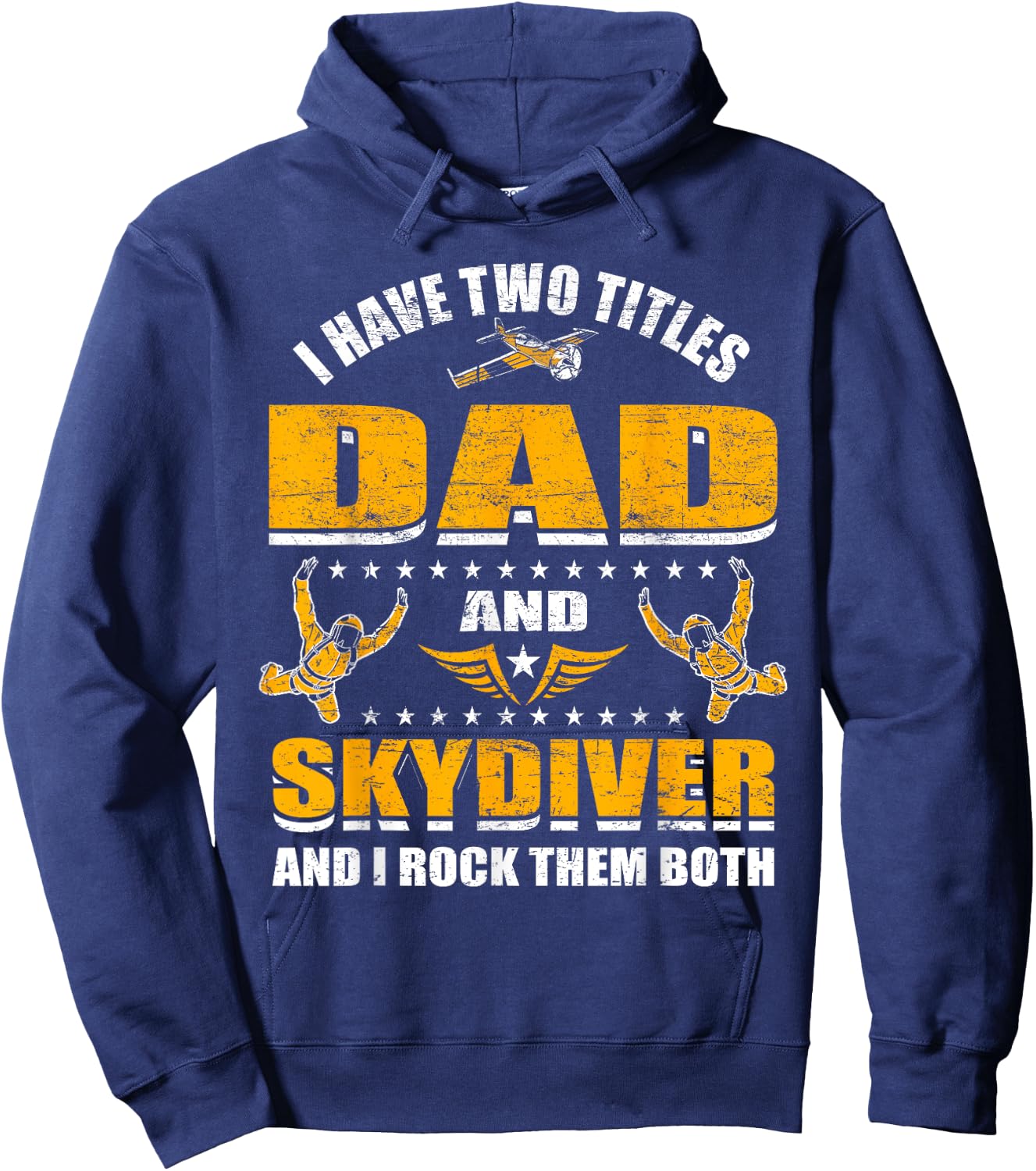 Skydiving Father Skydive Skydiving Dad Skydiving Hoodie - Hoodie | Navy