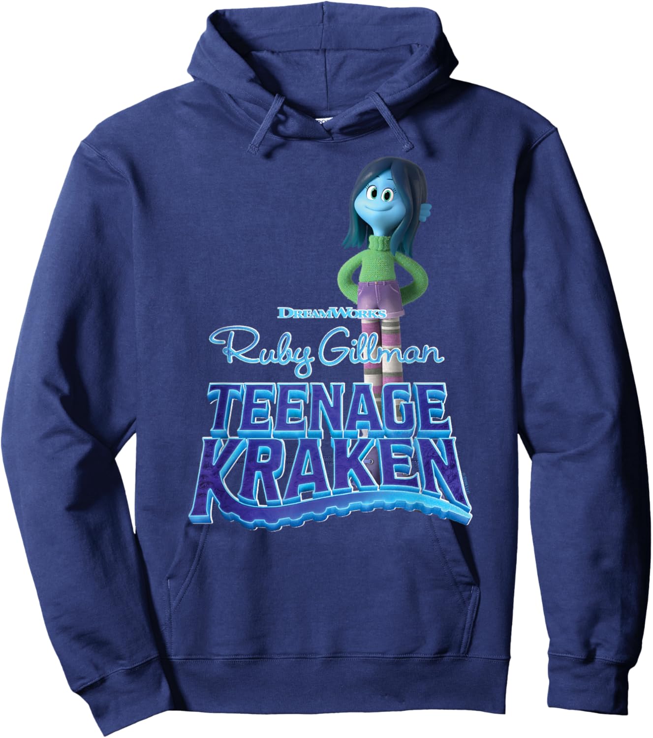 DreamWorks Ruby Gillman, Teenage Kraken Hoodie - Hoodie | Navy