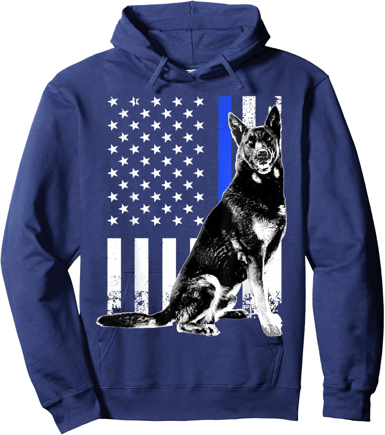 Cute German Shepherd Women K9 Belgian Malinois Lover Hoodie - Hoodie | Navy