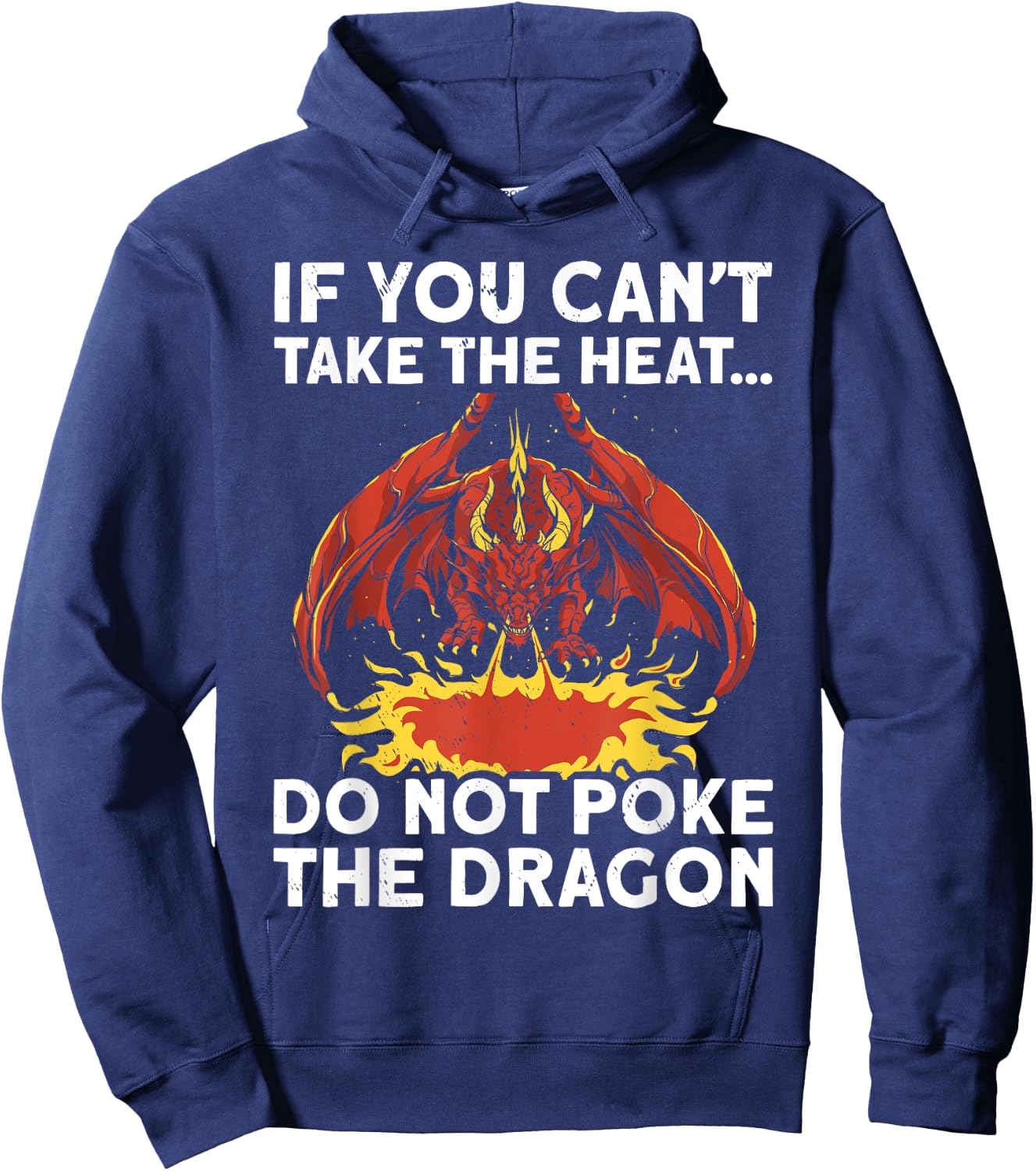 Cool Dragon Design Women Kids Mythical Dragon Lover Hoodie - Hoodie | Navy