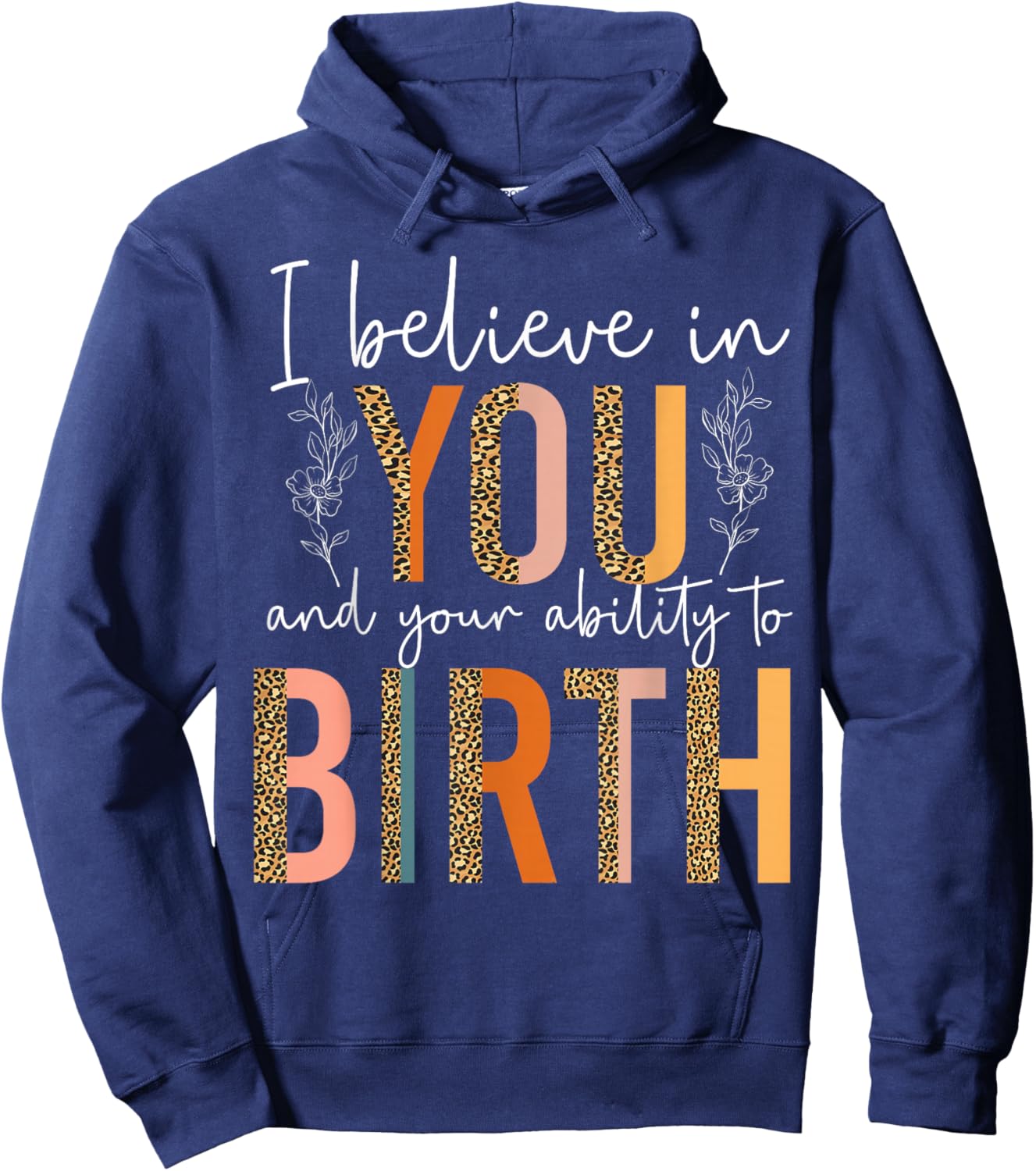 LD Labour And Delivery Nurse Midwife Birth Worker Doula Hoodie - Hoodie | Navy