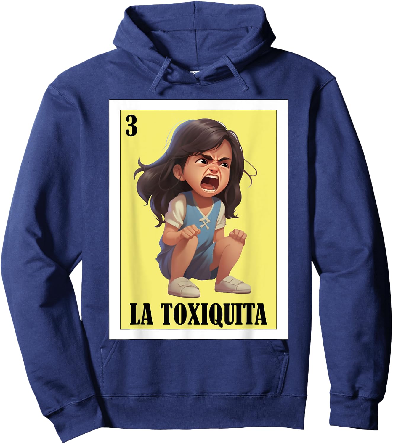 Funny Mexican nickname design - La Toxiquita Hoodie - Hoodie | Navy