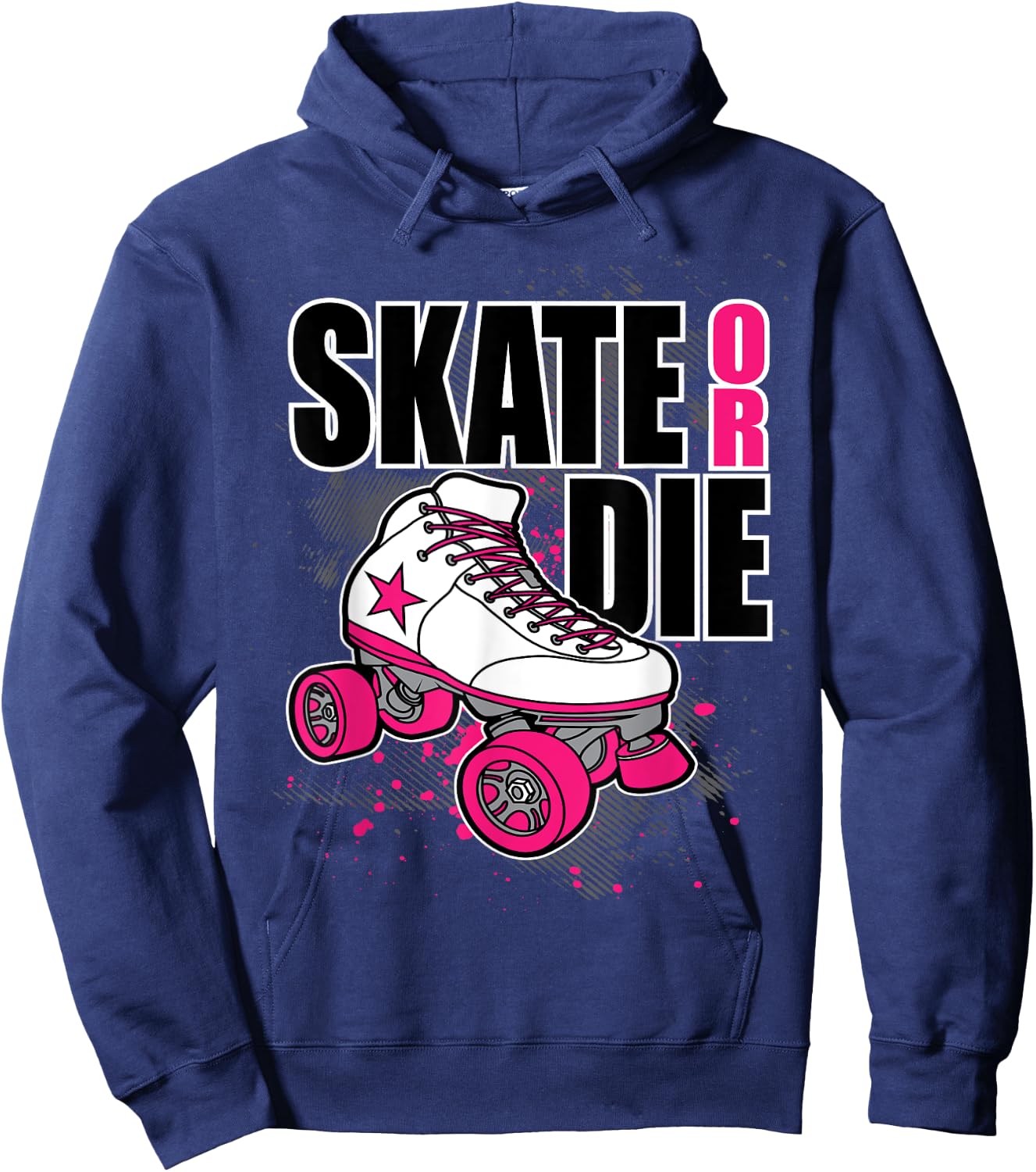 Roller Derby Skate Or Die Roller Derby Hoodie - Hoodie | Navy