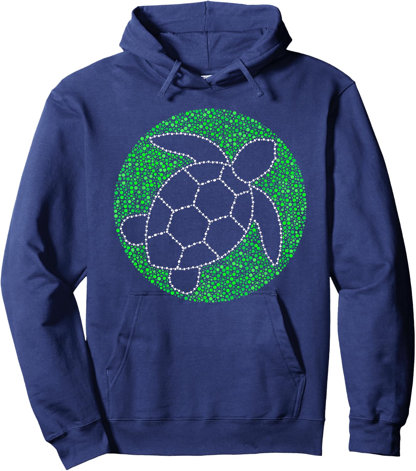 Sea Turtle Green Polka Dot Day 2023 Boys Girls Art Teacher Hoodie - Hoodie | Navy