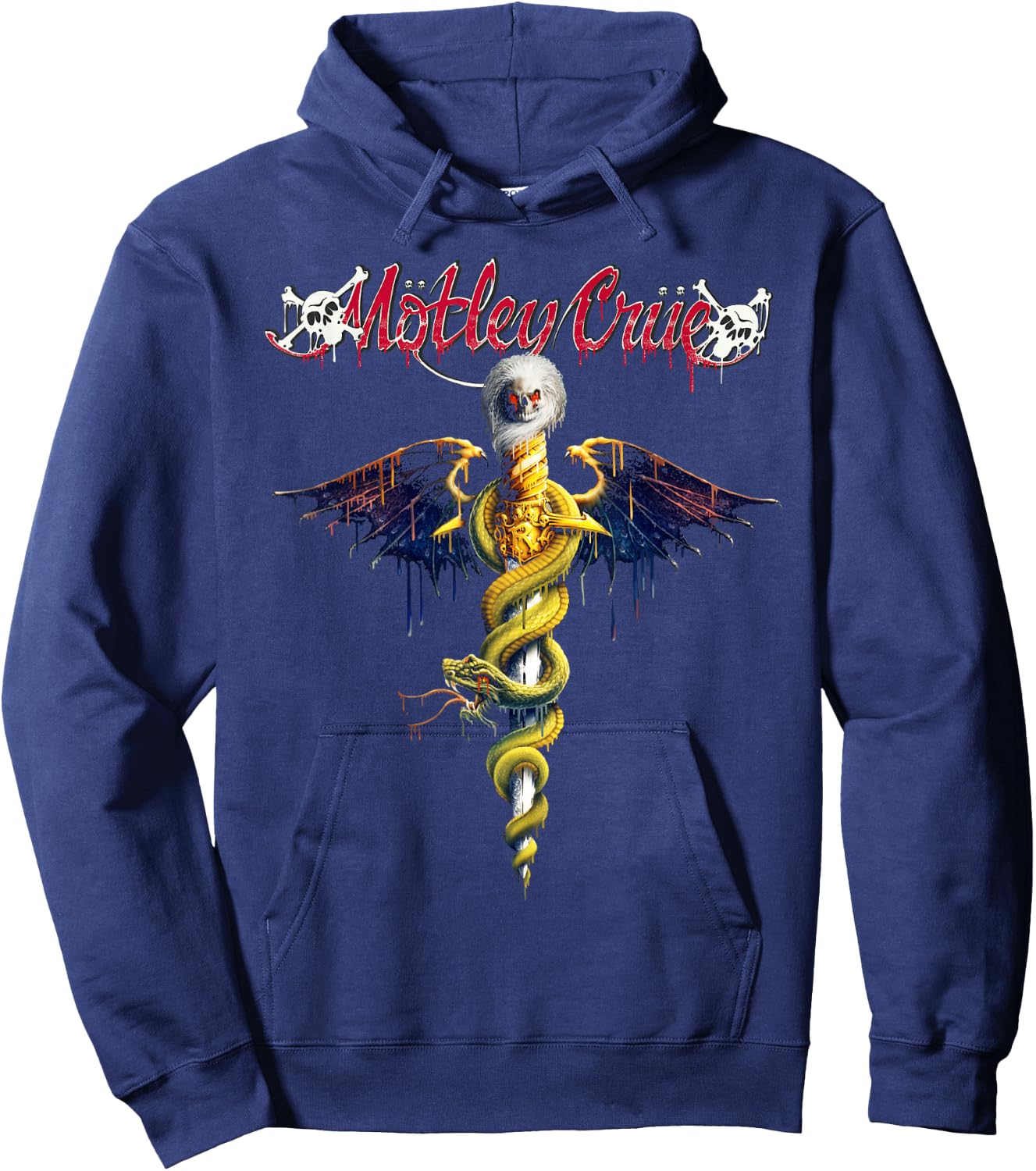 Mötley Crüe - Dr. Feel Good Slime Hoodie - Hoodie | Navy