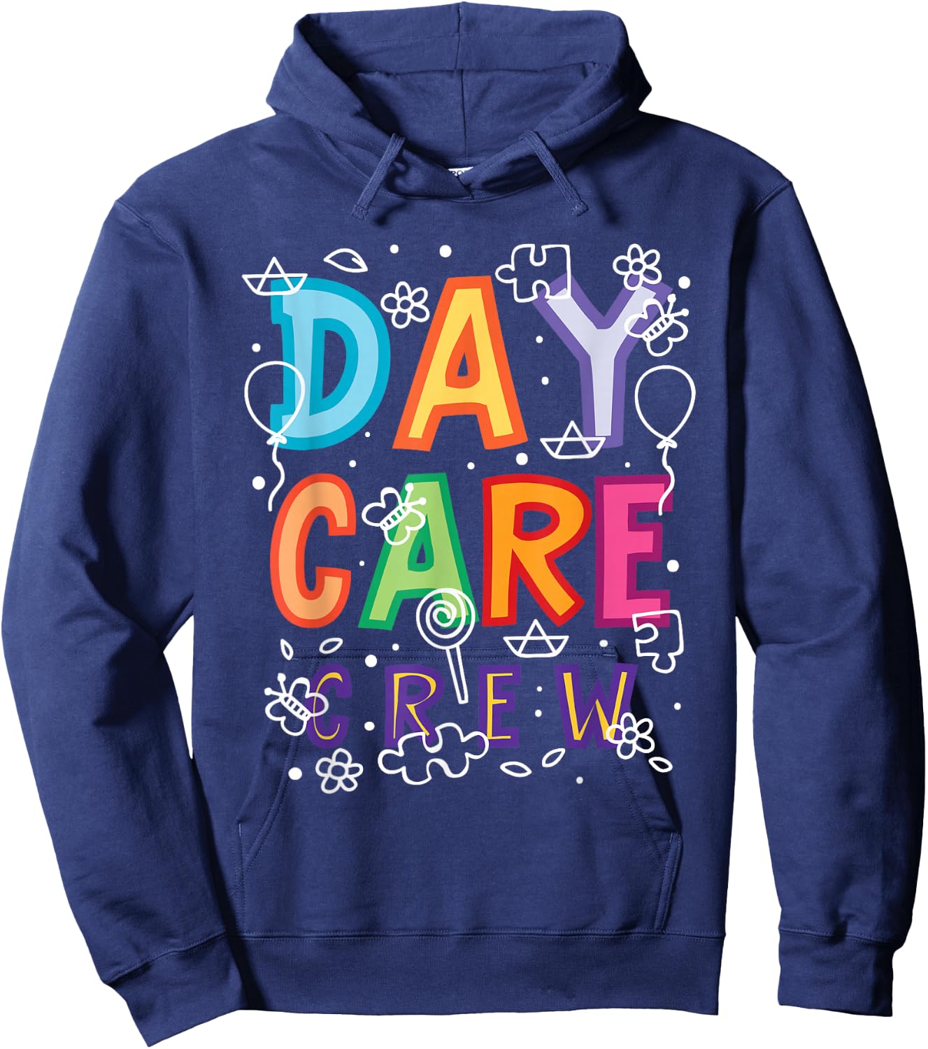 Daycare Provider Childcare Preschool Teacher Hoodie - Hoodie | Navy