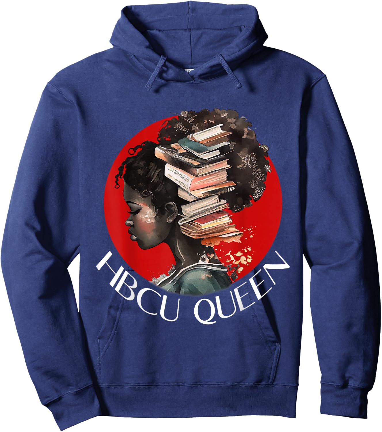 HBCU Queen Alumni Apparel Historical Black college 2023 Hoodie - Hoodie | Navy