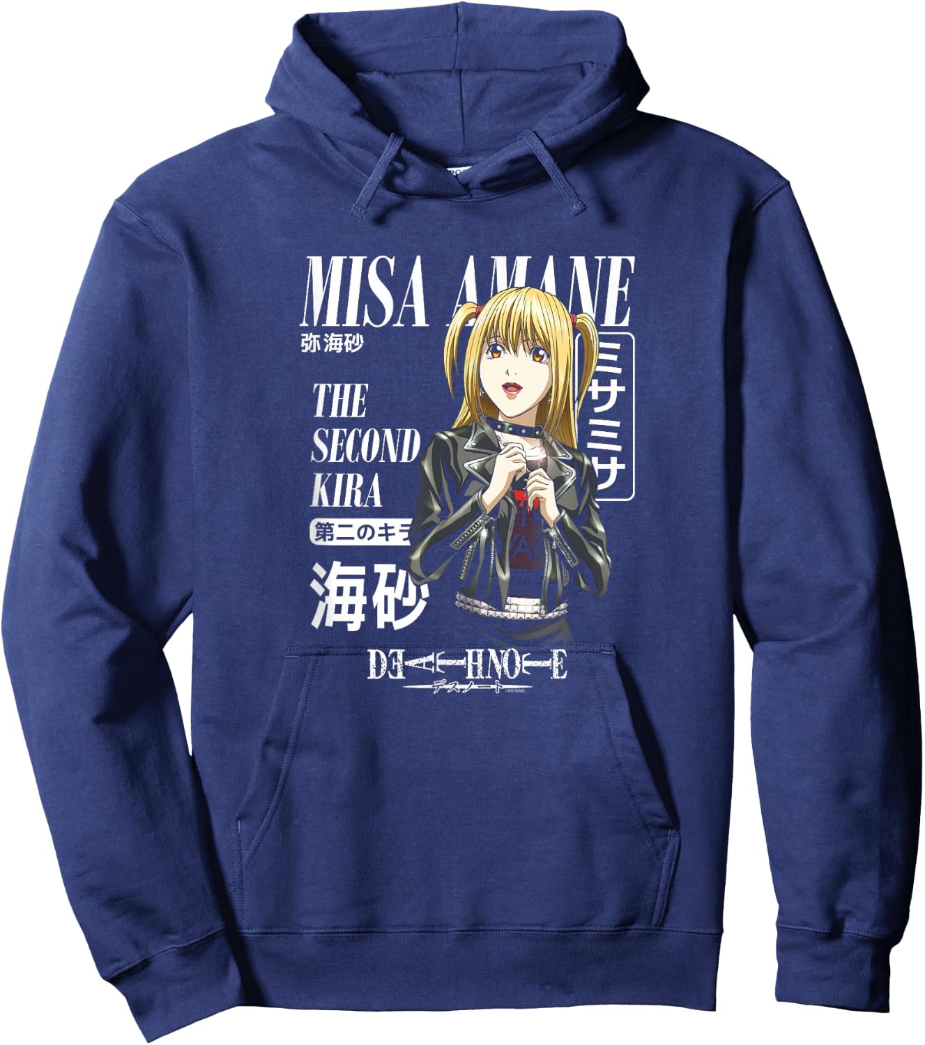 Death Note Misa Magazine Cover Anime Hoodie - Hoodie | Navy