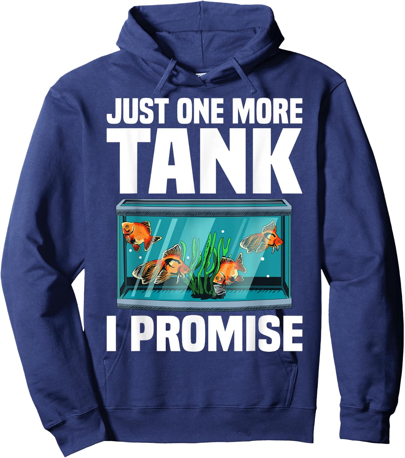 Funny Aquarium Designs Women Fish Tank Fishkeeping Hoodie - Hoodie | Navy