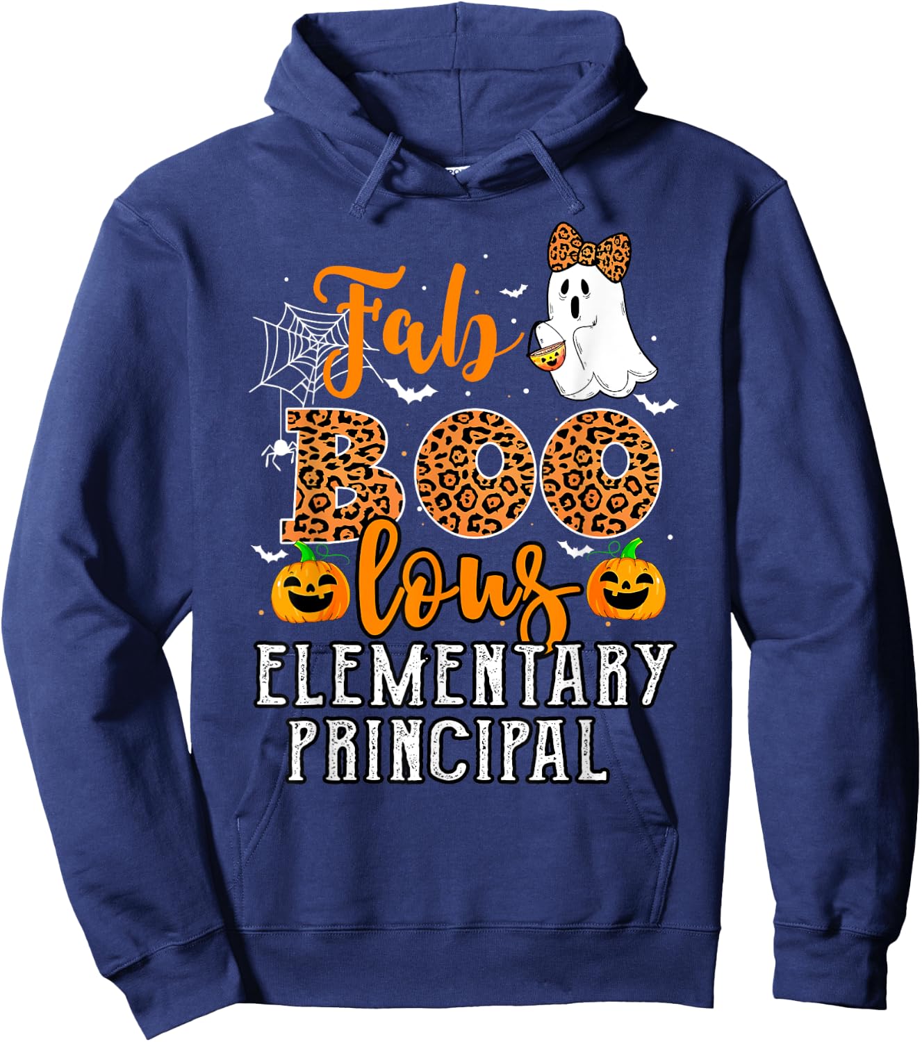 Leopard Halloween Costume Faboolous Elementary Principal Hoodie - Hoodie | Navy