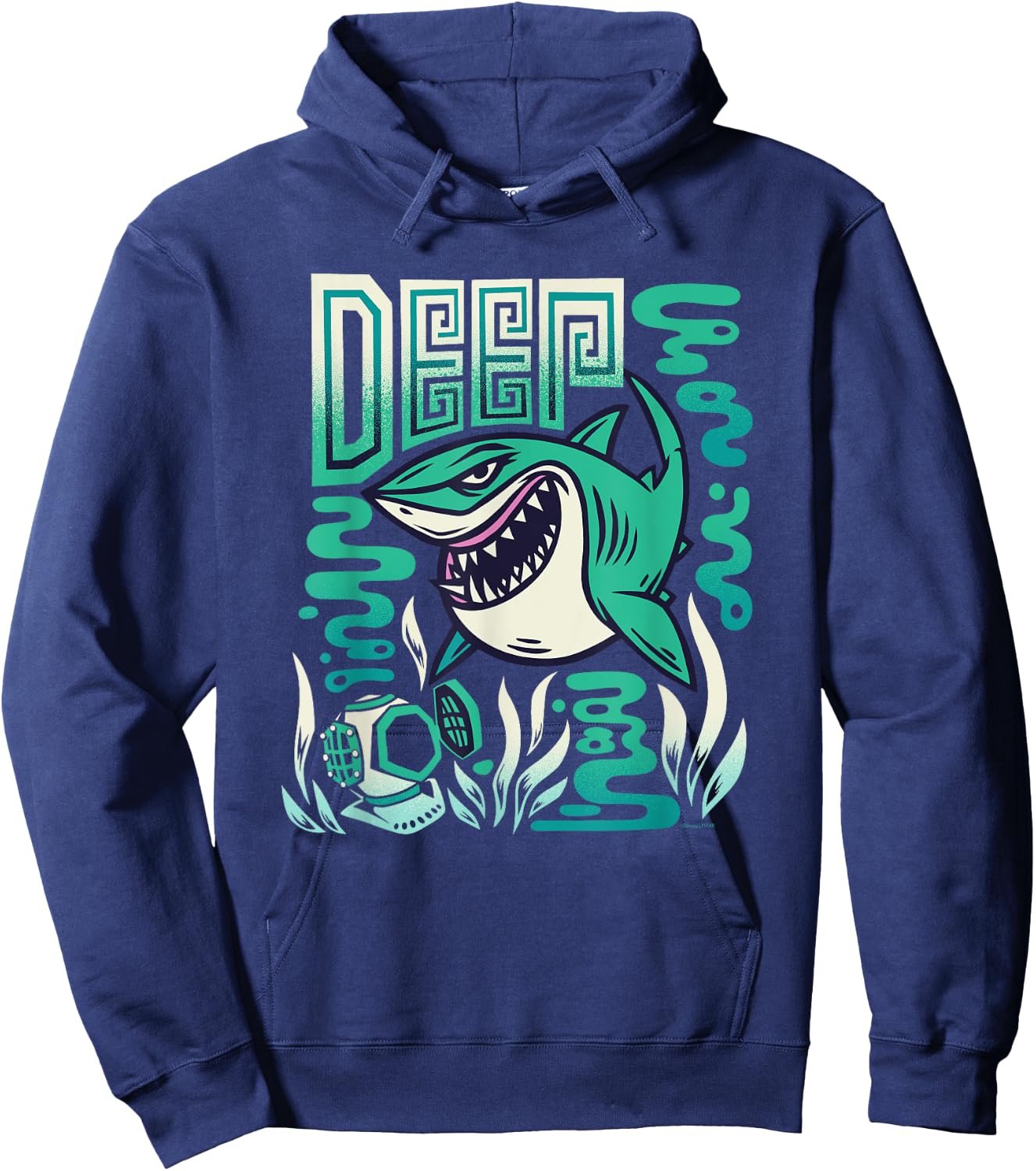 Disney and Pixar’s Finding Nemo Bruce the Shark Deep Hoodie - Hoodie | Navy