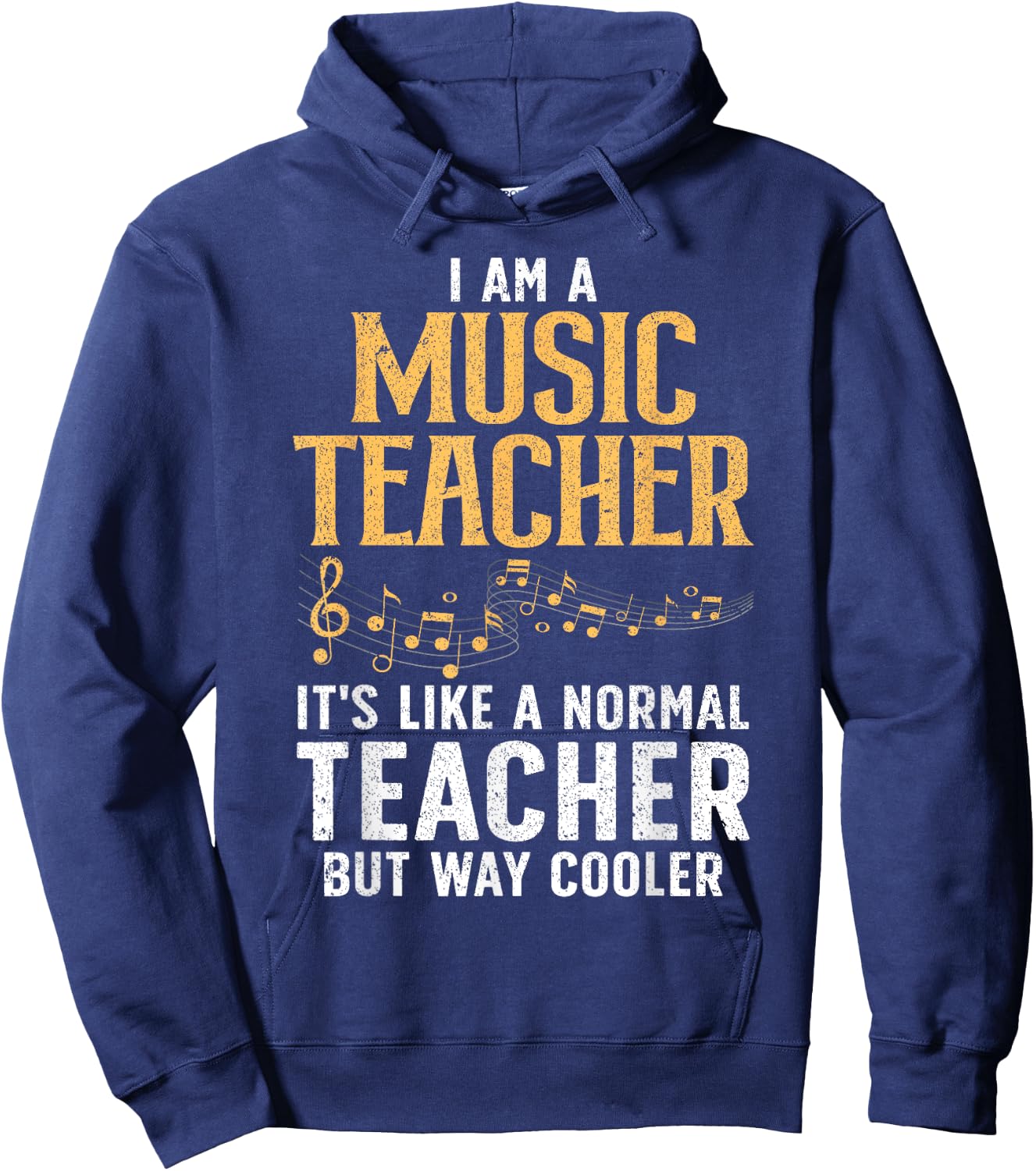 Cool Music Teacher Art Women School Orchestra Coach Hoodie - Hoodie | Navy