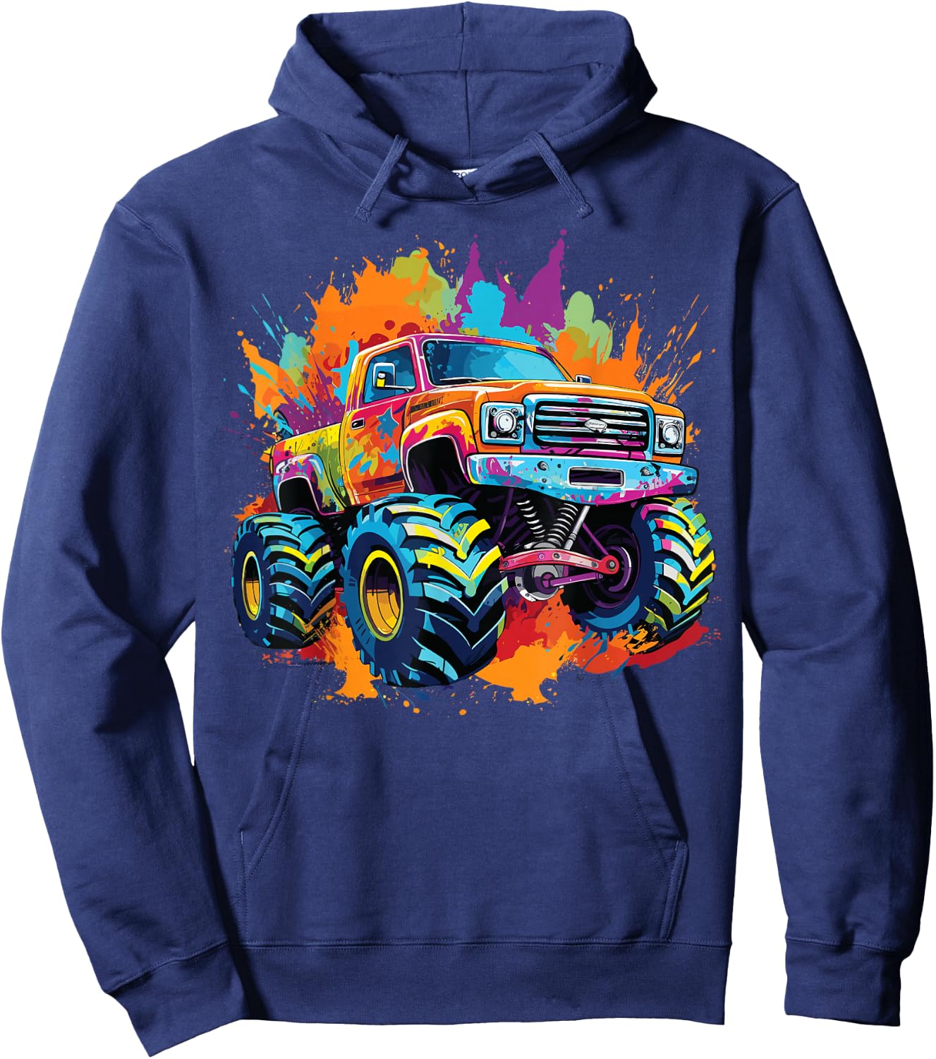 Monster Truck for toddlers Youth & Adults Hoodie - Hoodie | Navy