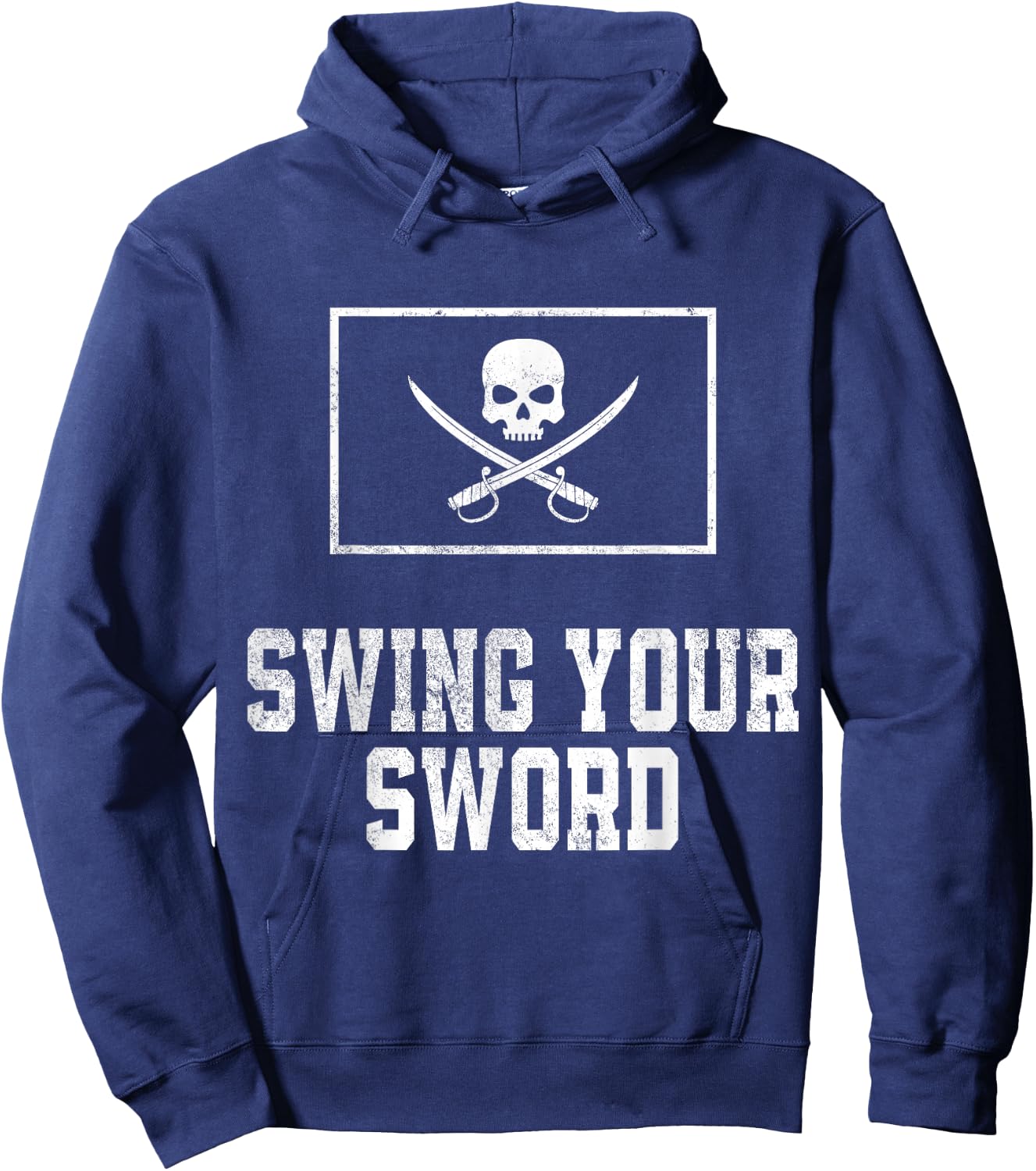 Swing Your Sword Vintage Hoodie - Hoodie | Navy