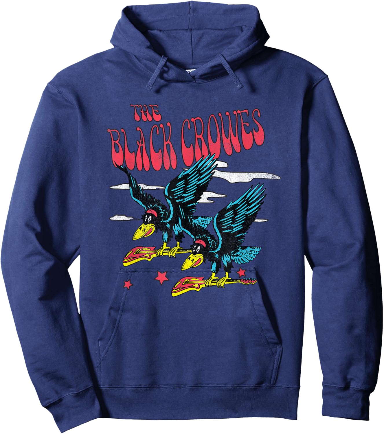 Official Black Crowes Flying Crowes Hoodie - Hoodie | Navy