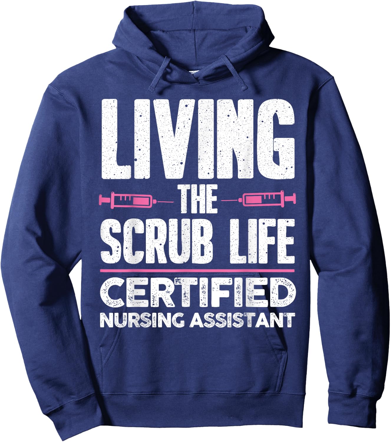 Funny Nursing Assistant Women Nursing Scrub Medical Hoodie - Hoodie | Navy