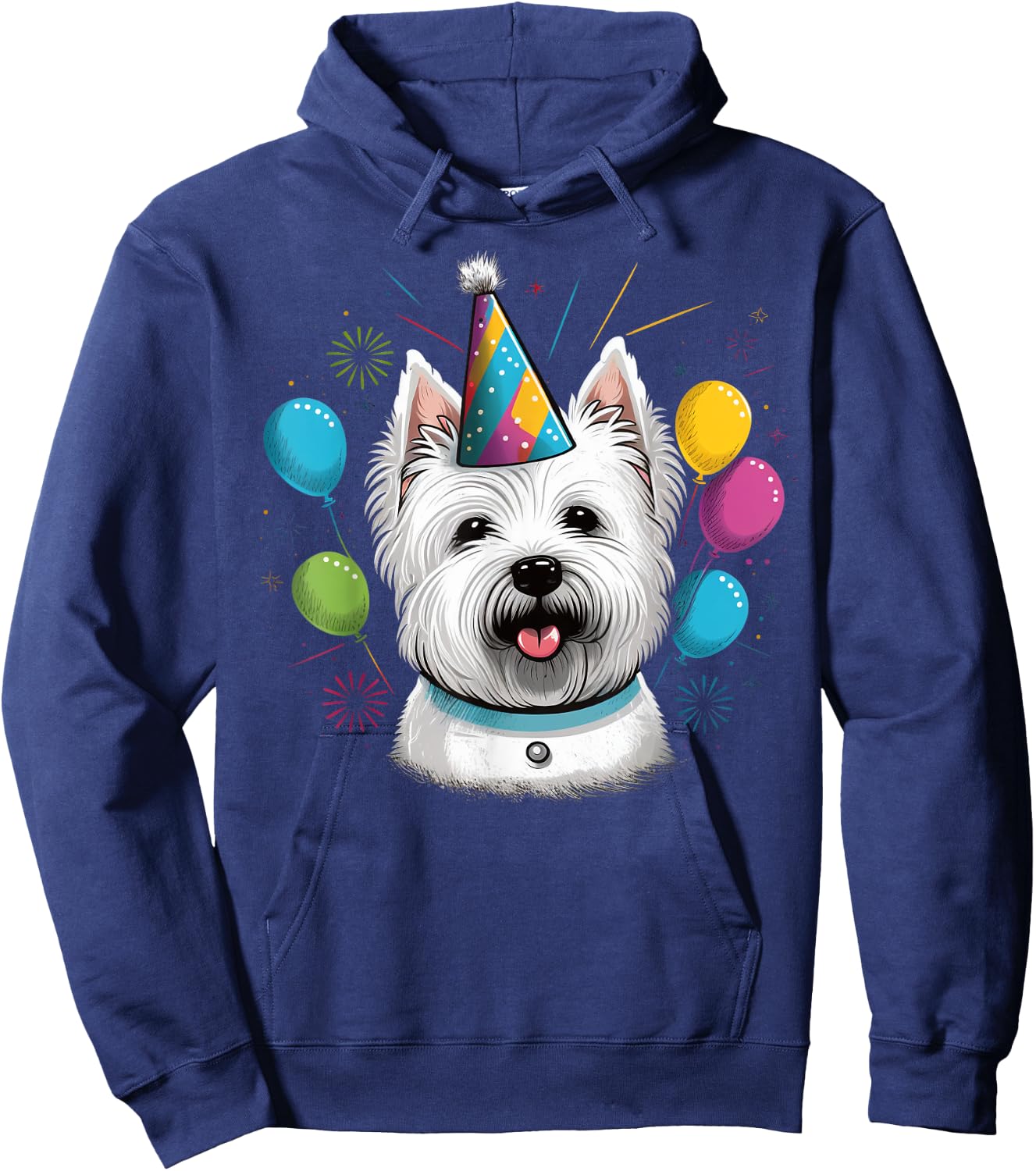 Westie Event Birthday Party West Highland White Terrier Hoodie - Hoodie | Navy