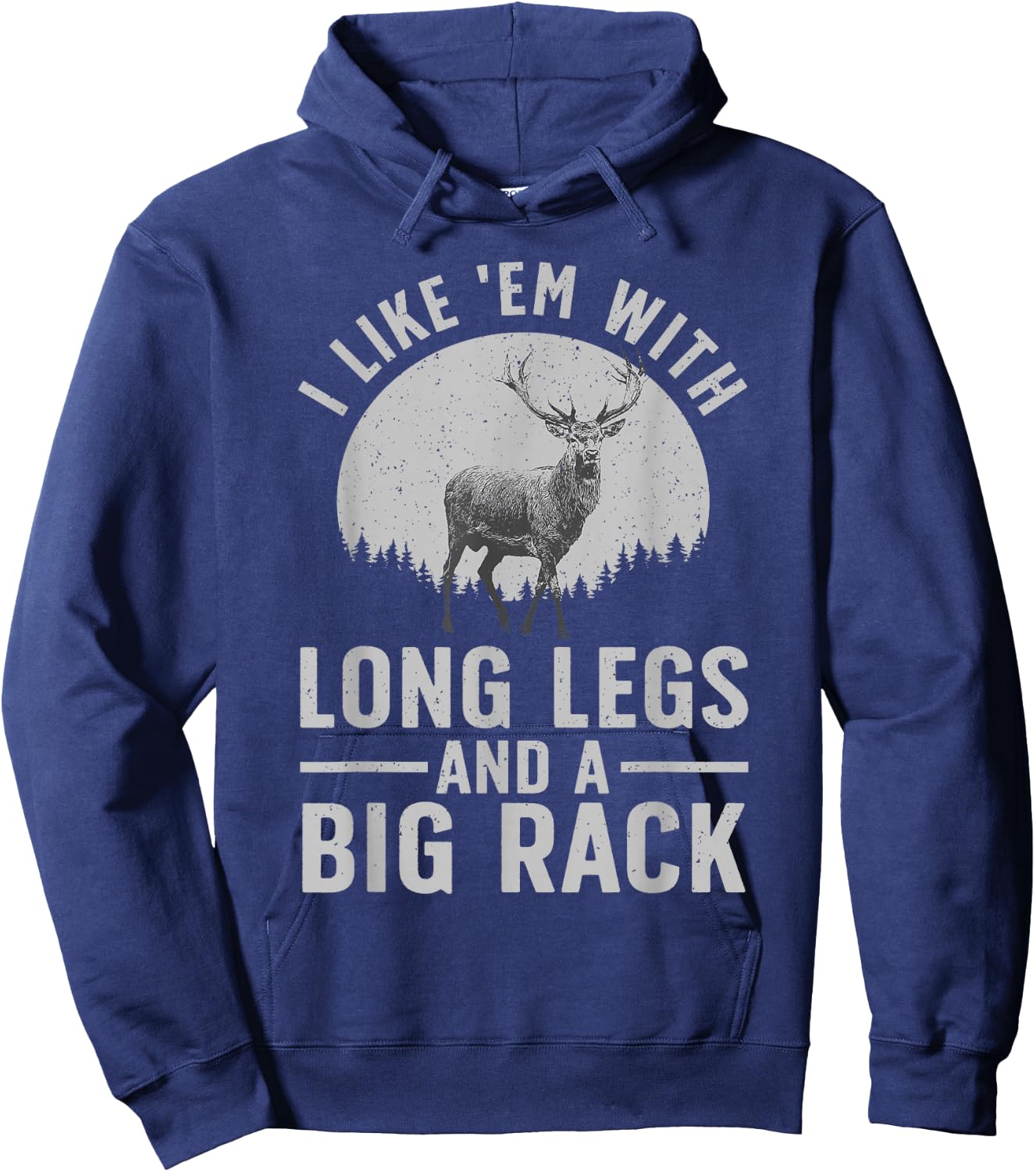 Cool Deer Hunting Art Women Hunting Wildlife Hunter Hoodie - Hoodie | Navy