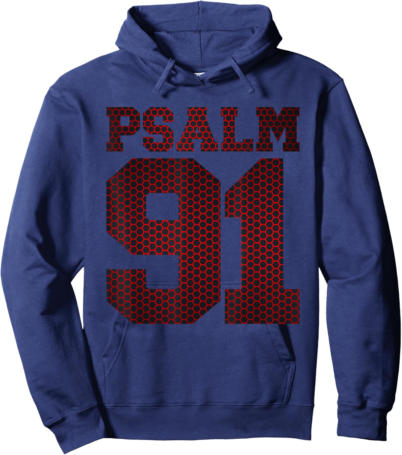 Psalm 91 Hoodie - Hoodie | Navy