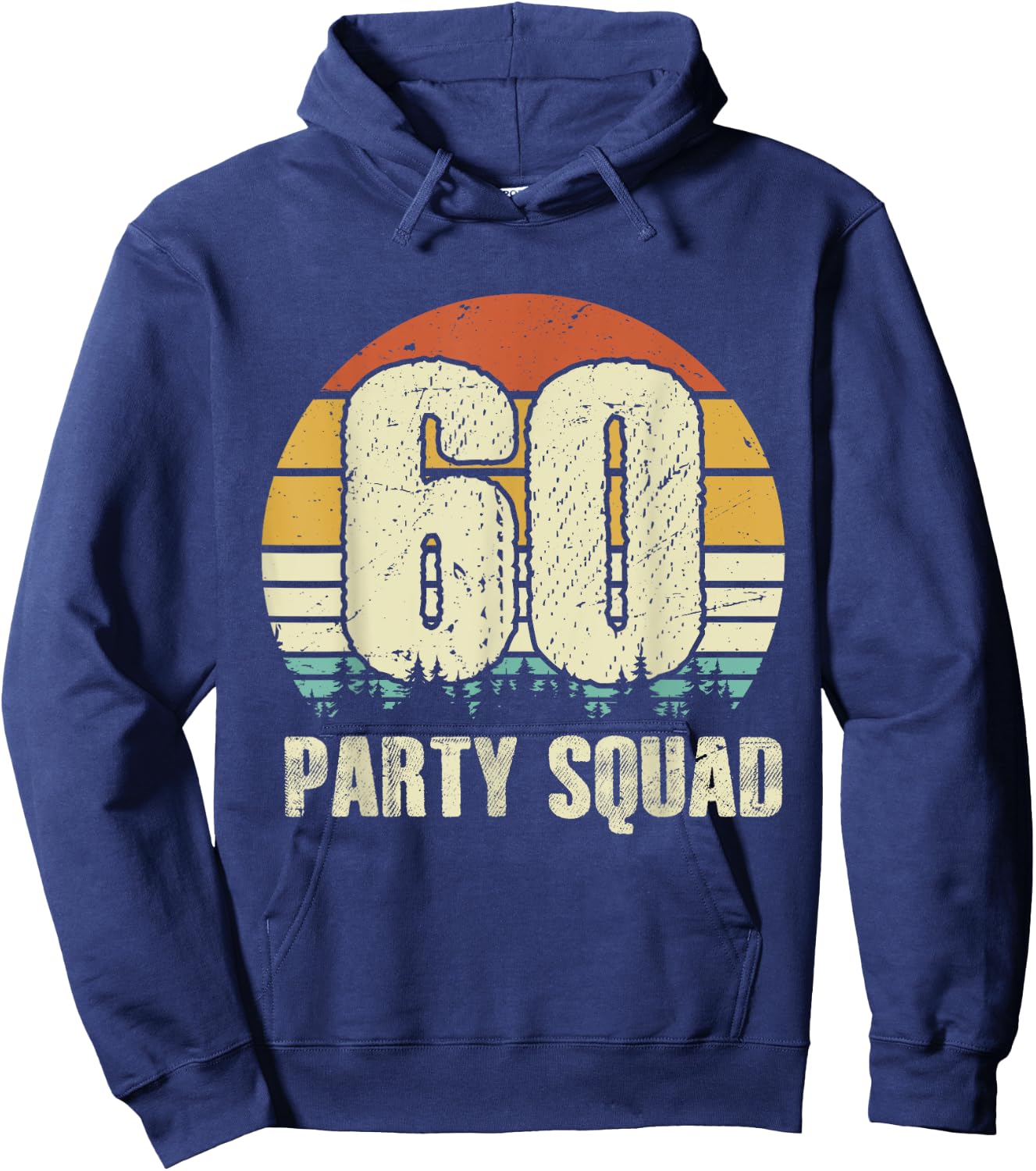 60 Years Legend 60th Birthday Party Crew Squad Group His/Her Hoodie - Hoodie | Navy