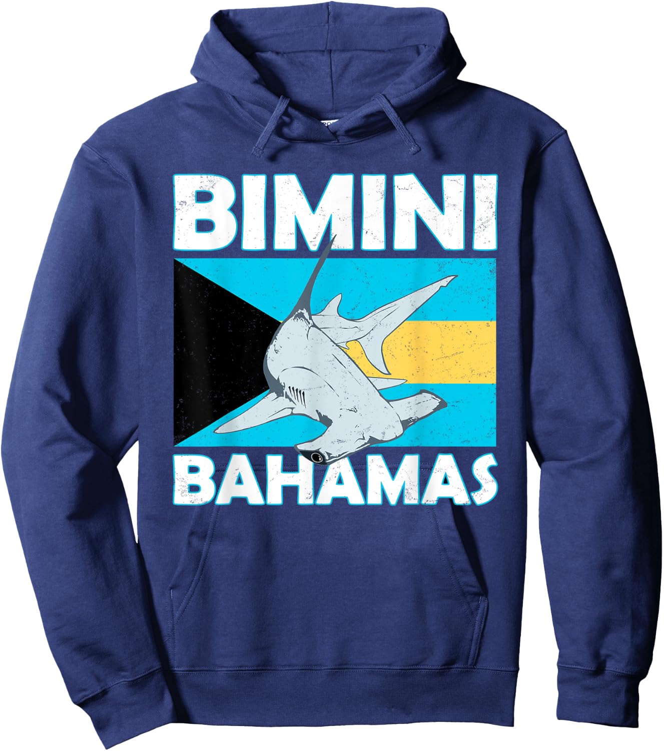 Hammerhead Shark Bimini Bahamas Hoodie - Hoodie | Navy