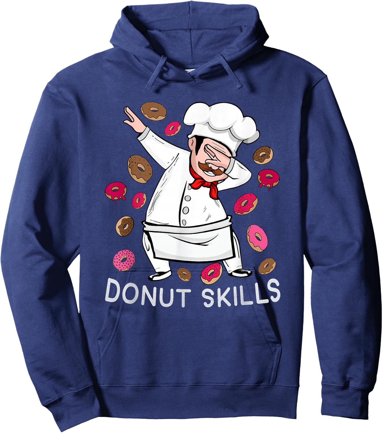 Donut Lover Men Pastry Chef Muffin Souvenir Cake Donuts Hoodie - Hoodie | Navy